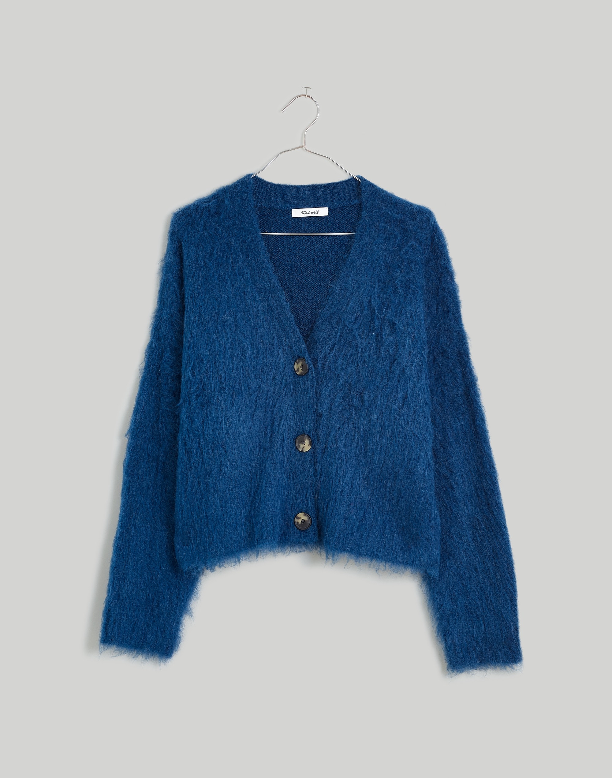 Brushed V-Neck Cardigan Sweater | Madewell