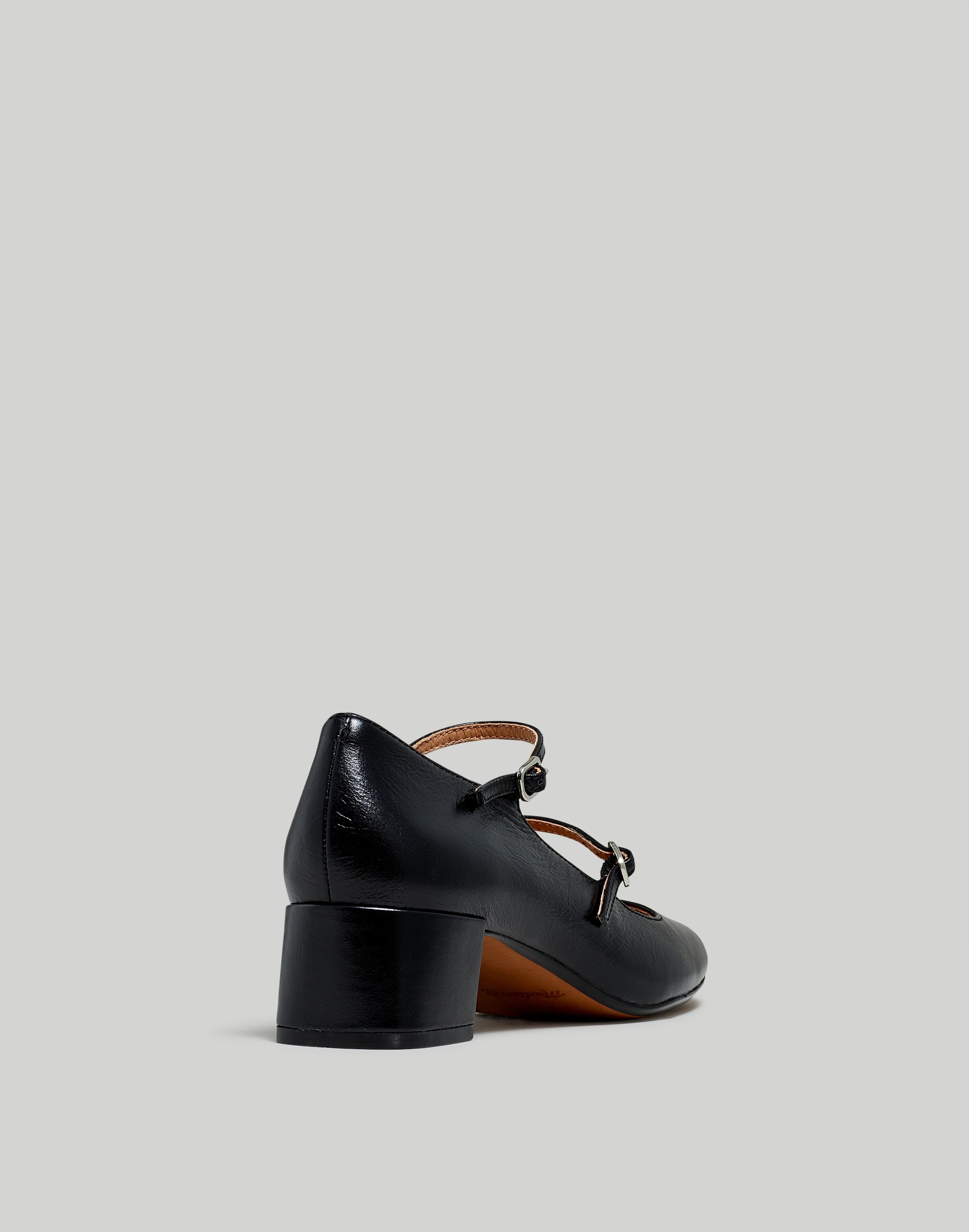 The Nettie Heeled Mary Jane  Leather