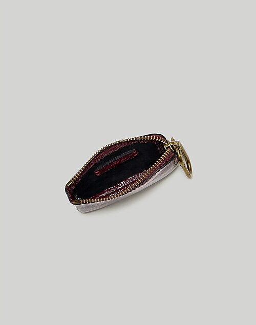 Madewell The Leather Carabiner Mini Pouch
