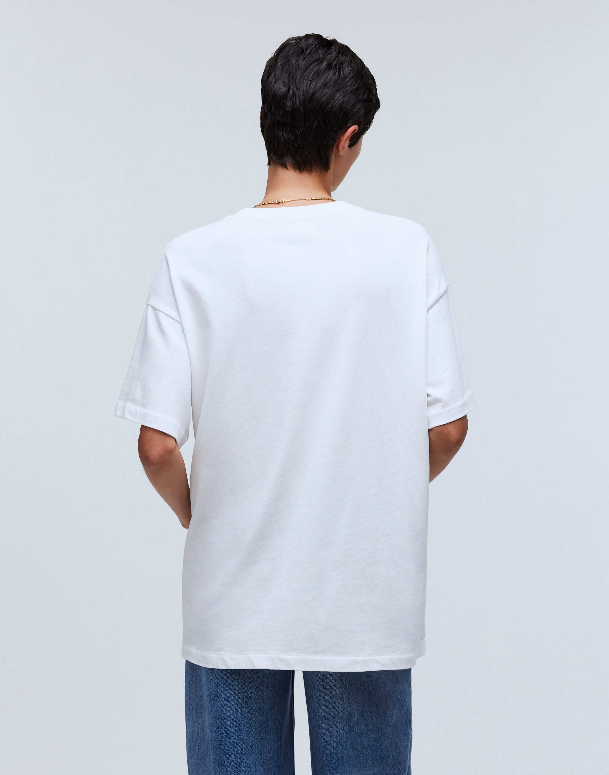 Garment-Dyed Oversized Pocket Tee | Madewell