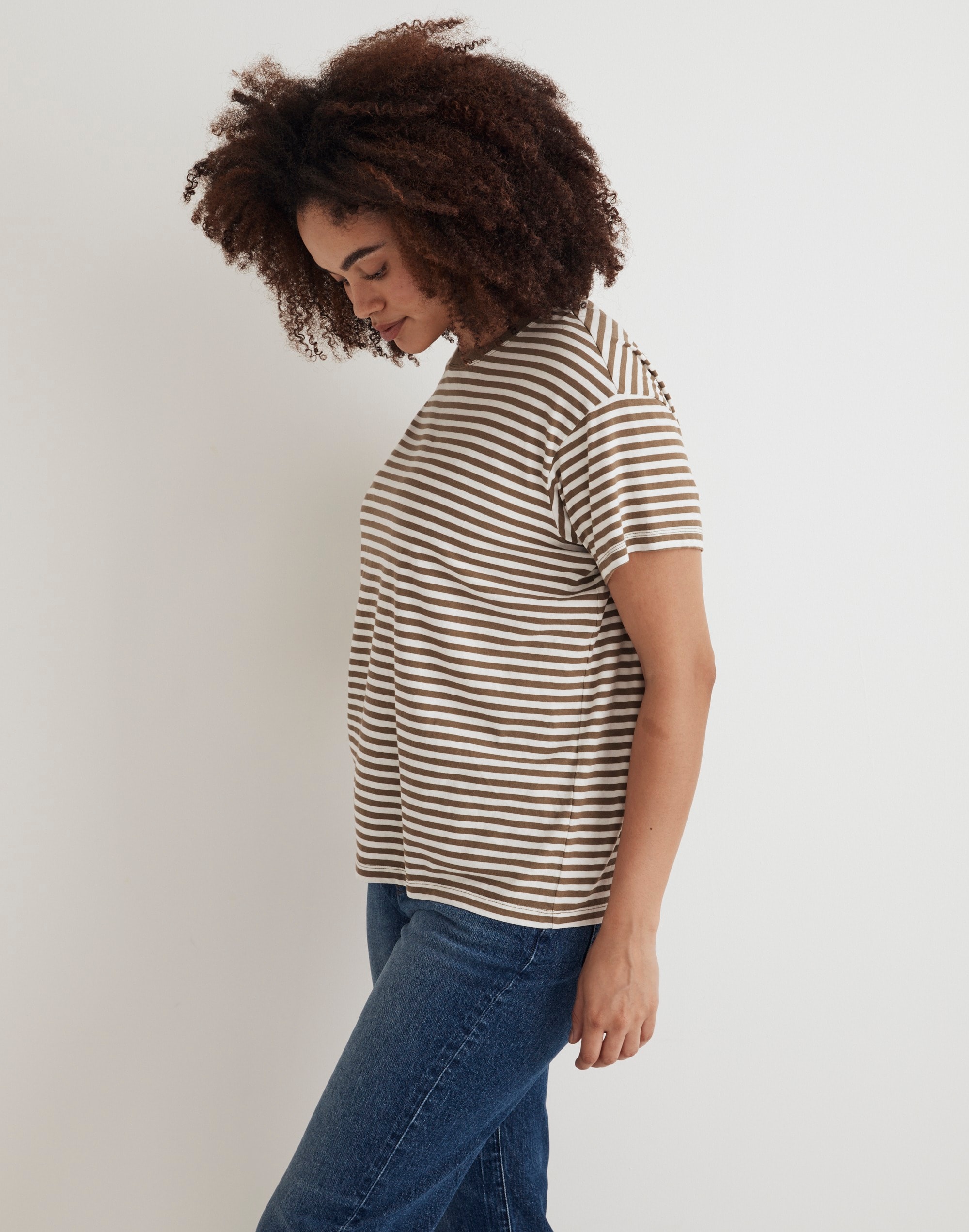 Softfade Cotton Oversized Tee | Madewell