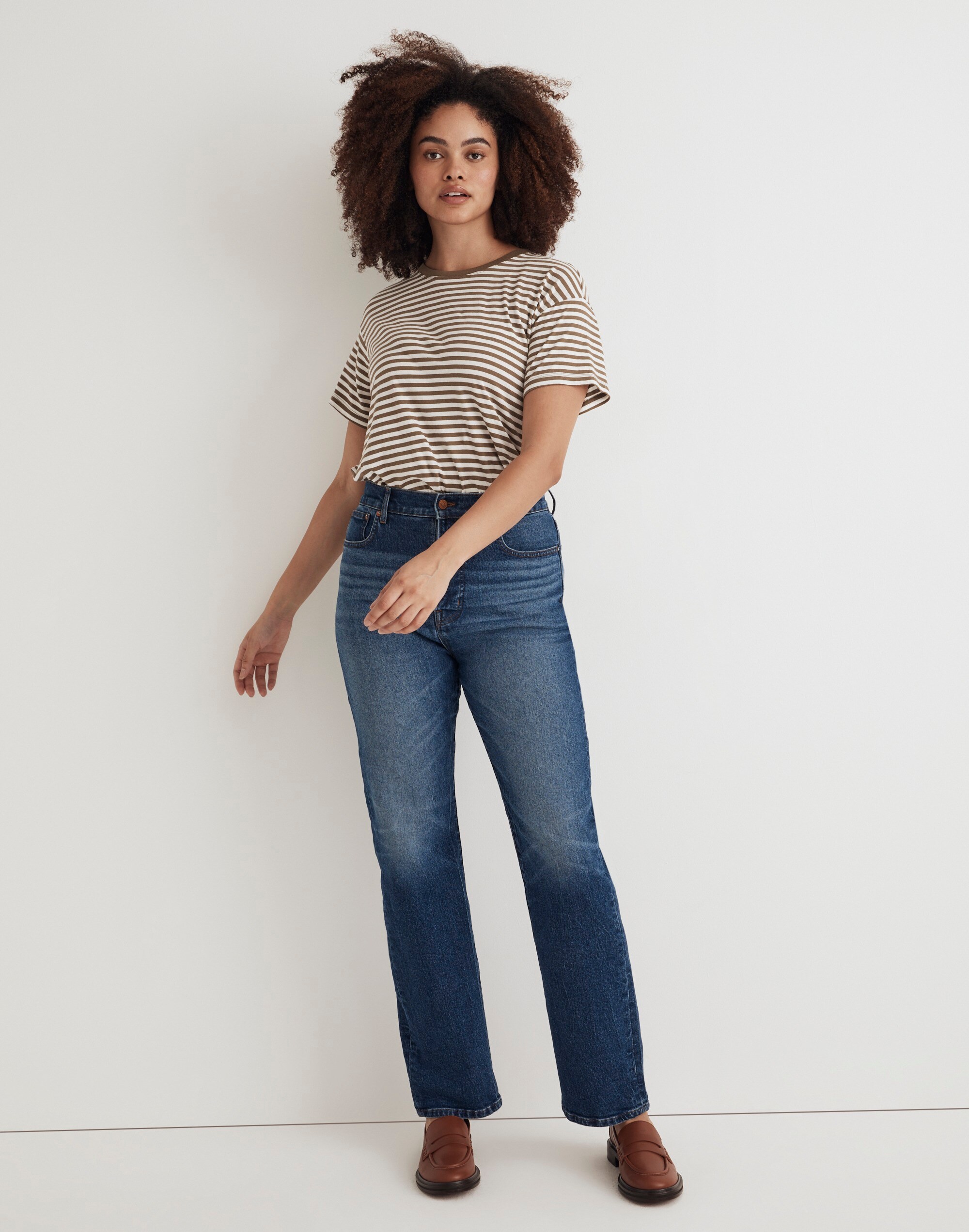 Softfade Cotton Oversized Tee | Madewell