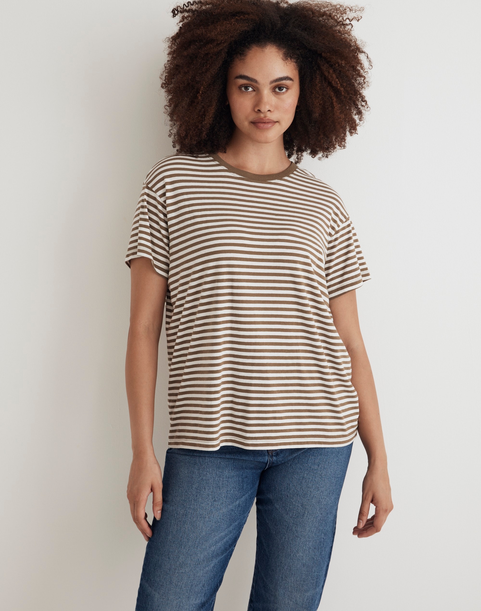 Softfade Cotton Oversized Tee | Madewell