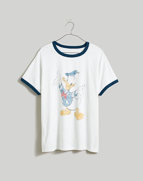 T-shirt with Donald Duck print - White