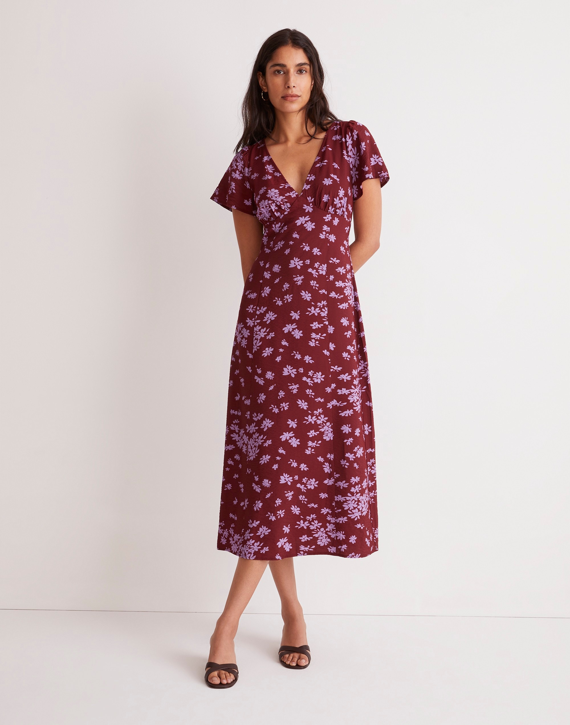 The Layton Mini Slip Dress in Bonsai Bloom