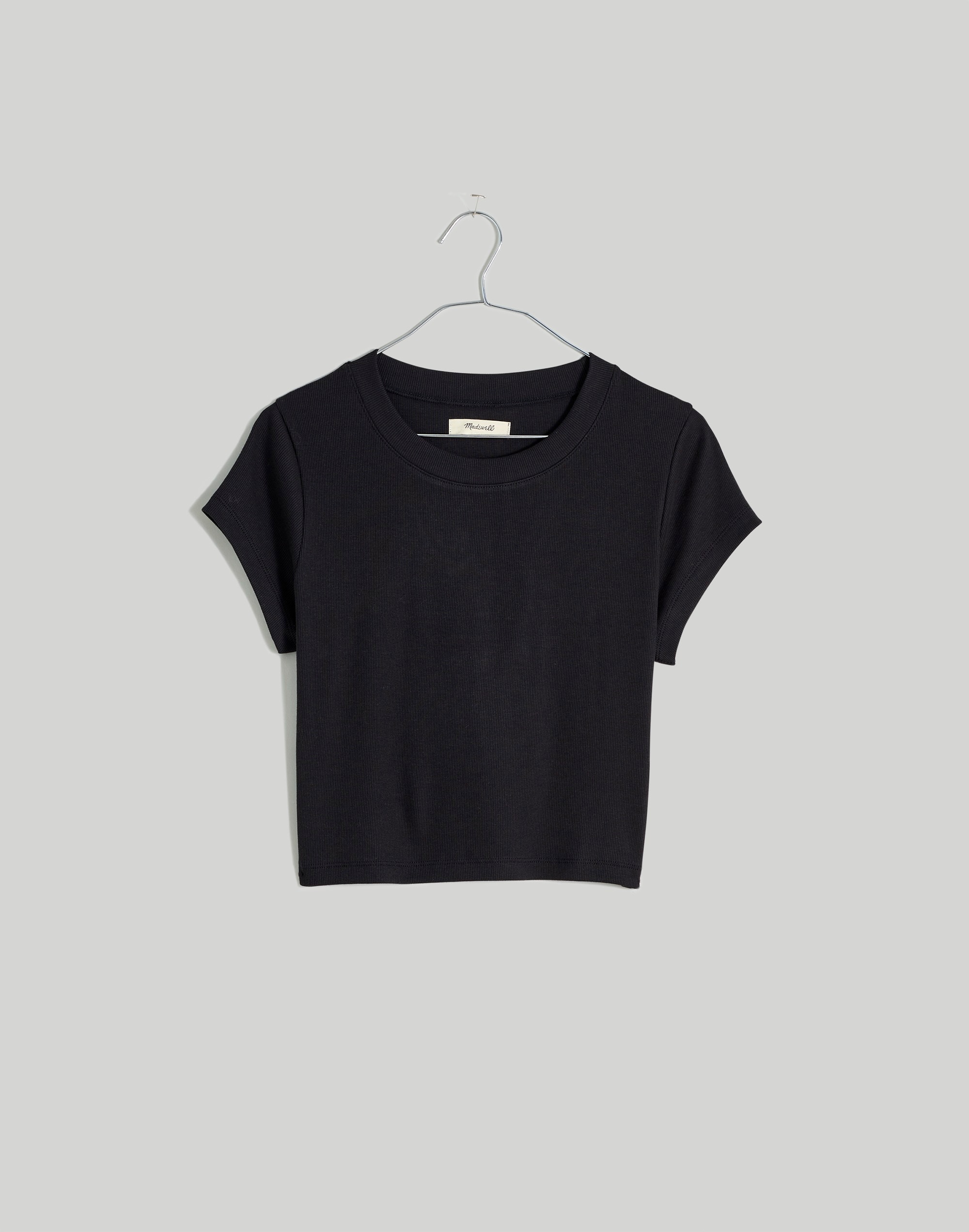 Supima® Rib Crop Tee | Madewell