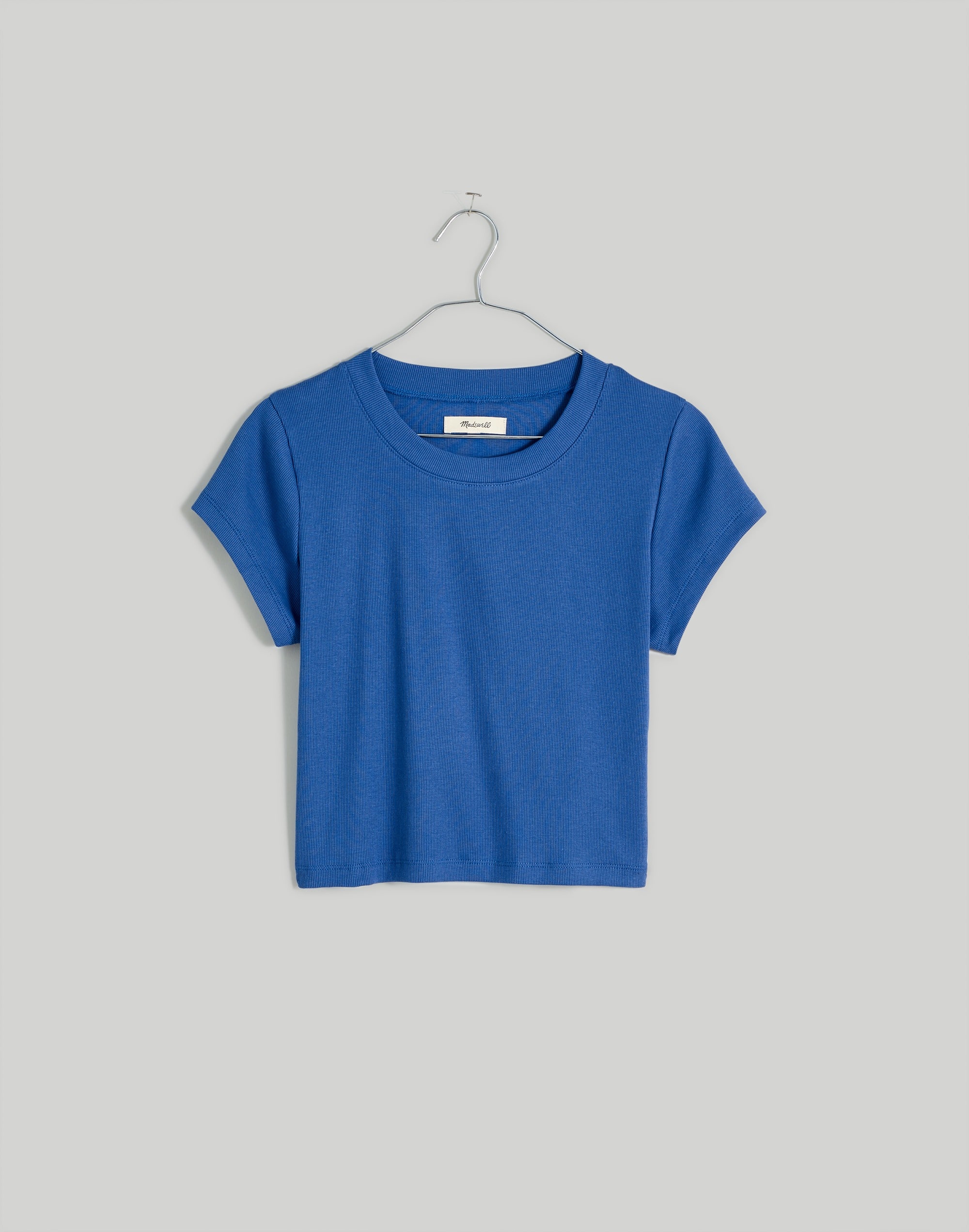 Supima® Rib Crop Tee | Madewell