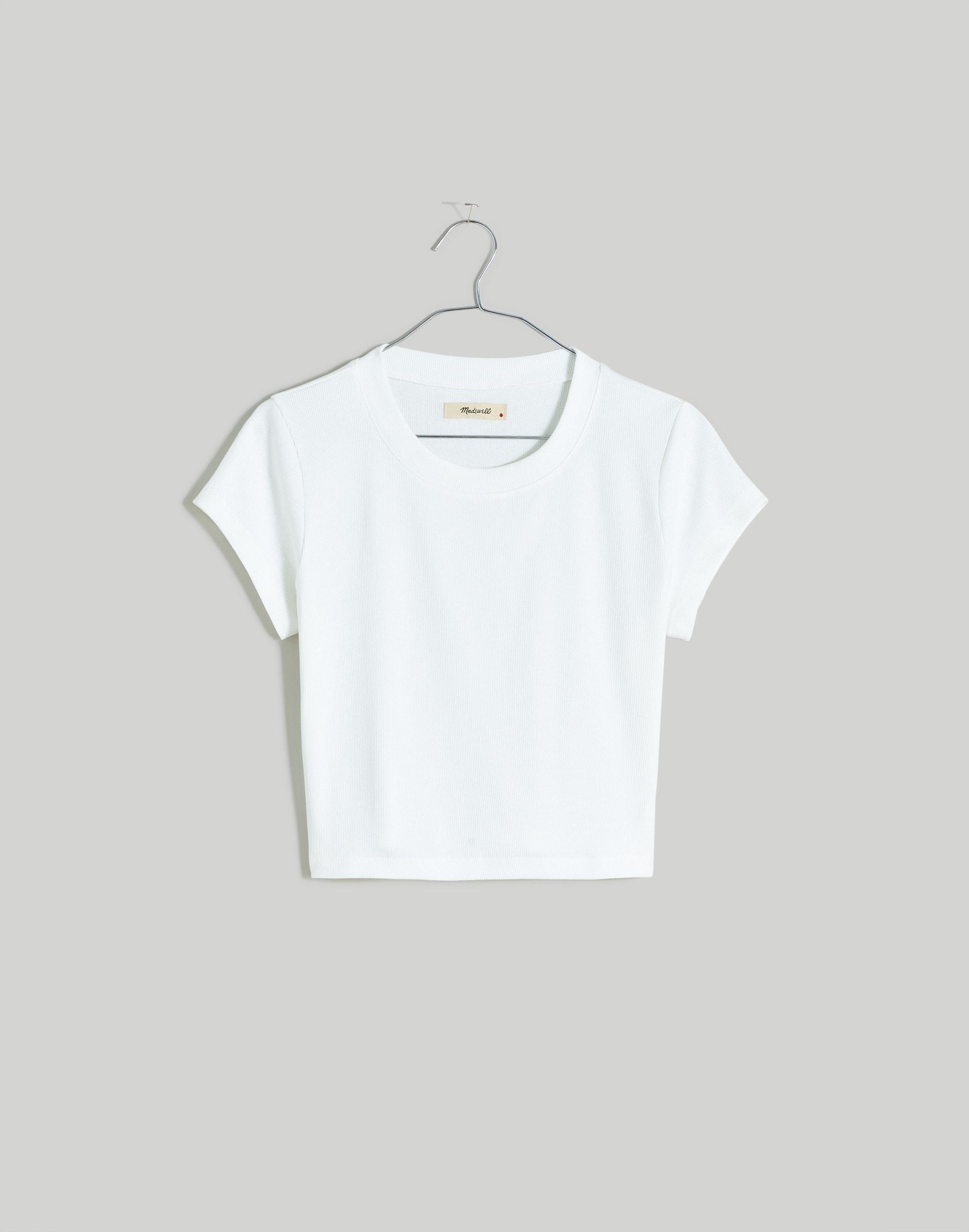 Supima® Rib Crop Tee | Madewell