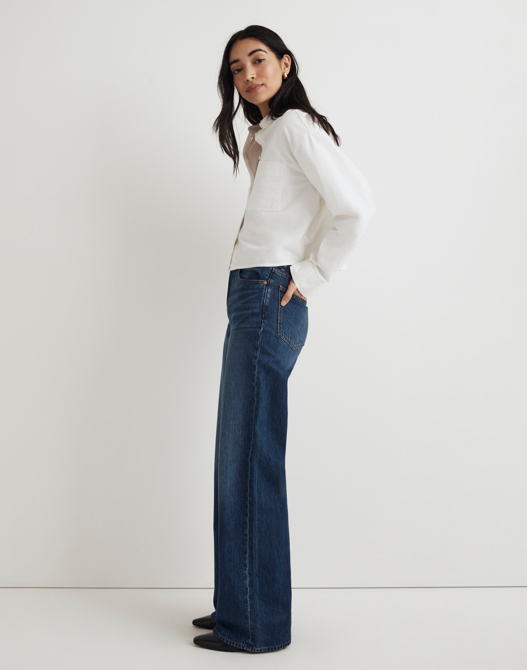 Tall Superwide-Leg Jeans in Vietor Wash