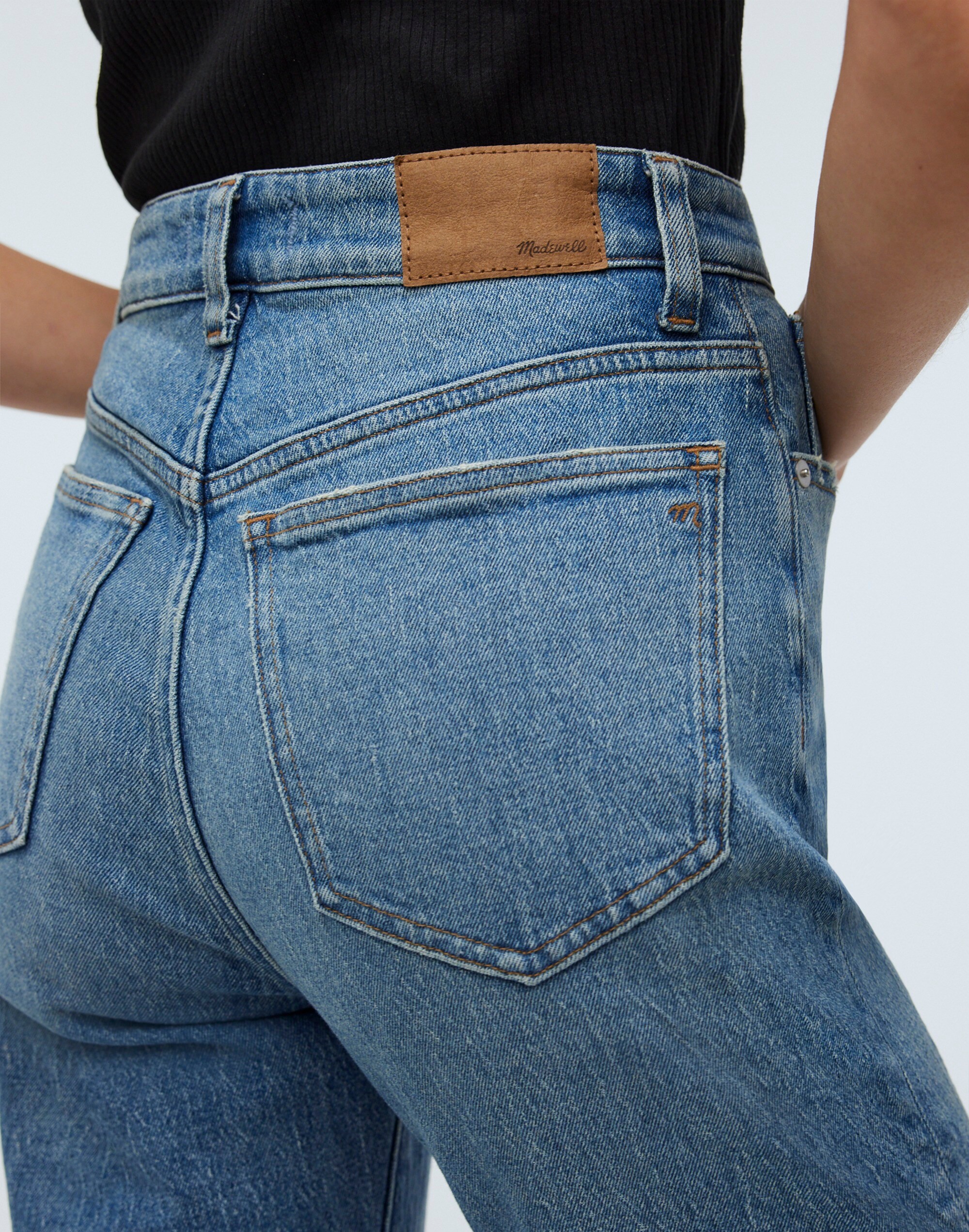 The Tall '90s Straight Jean Rondell Wash: Crease Edition | Madewell