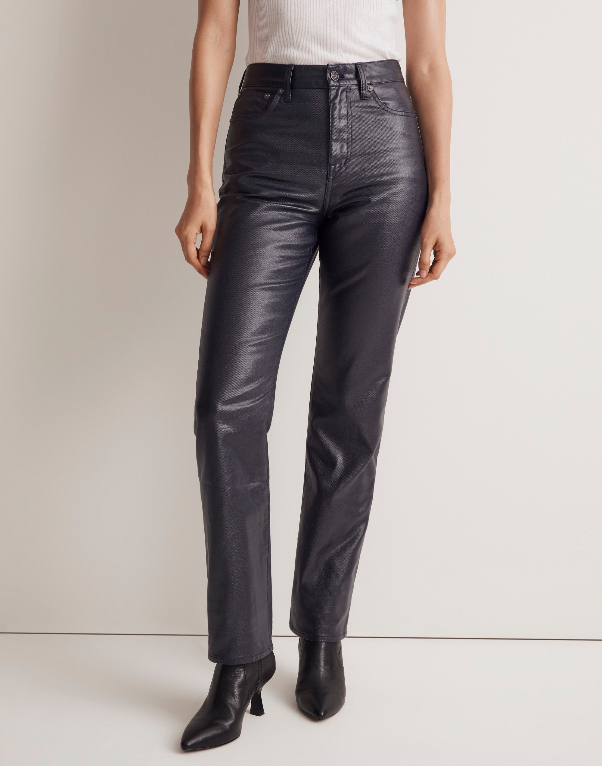 The '90s Straight Jean Midnight Blue Foil | Madewell