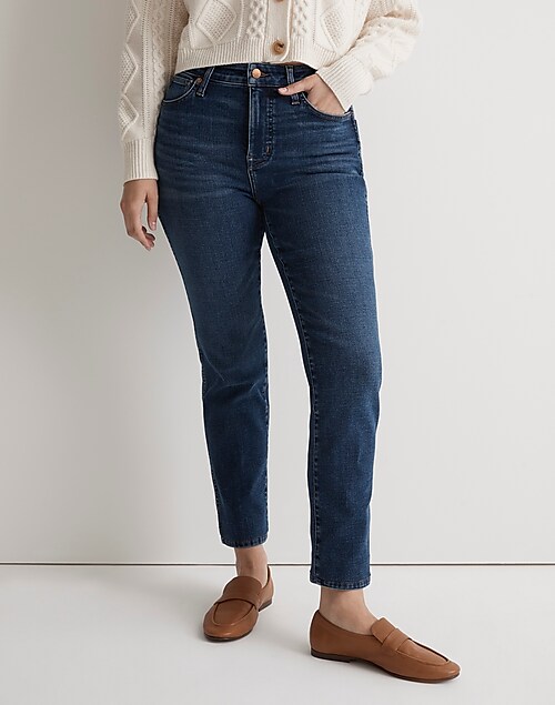 Curvy Stovepipe Jeans in Pendleton Wash