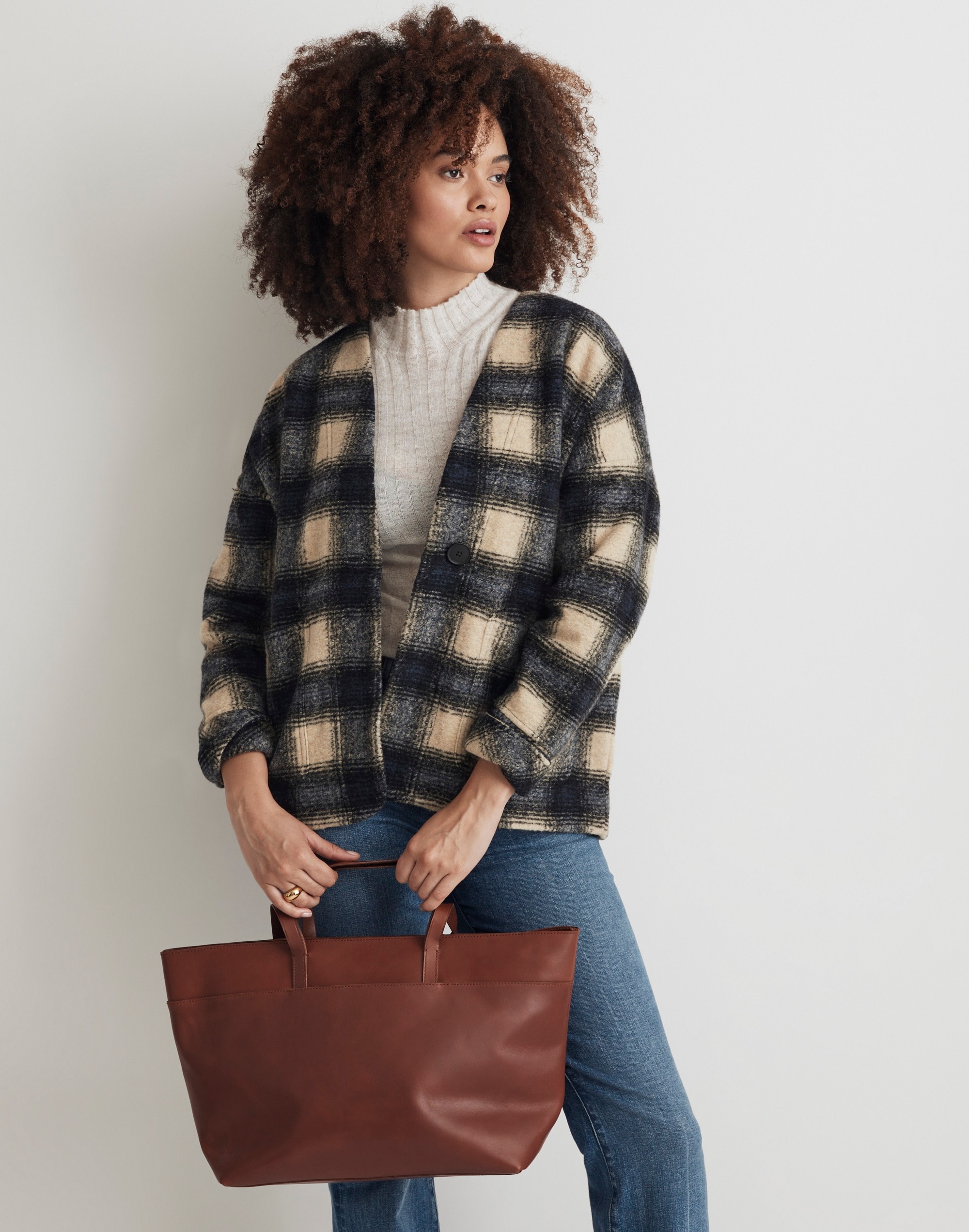 The Zip-Top Essential Tote | Madewell