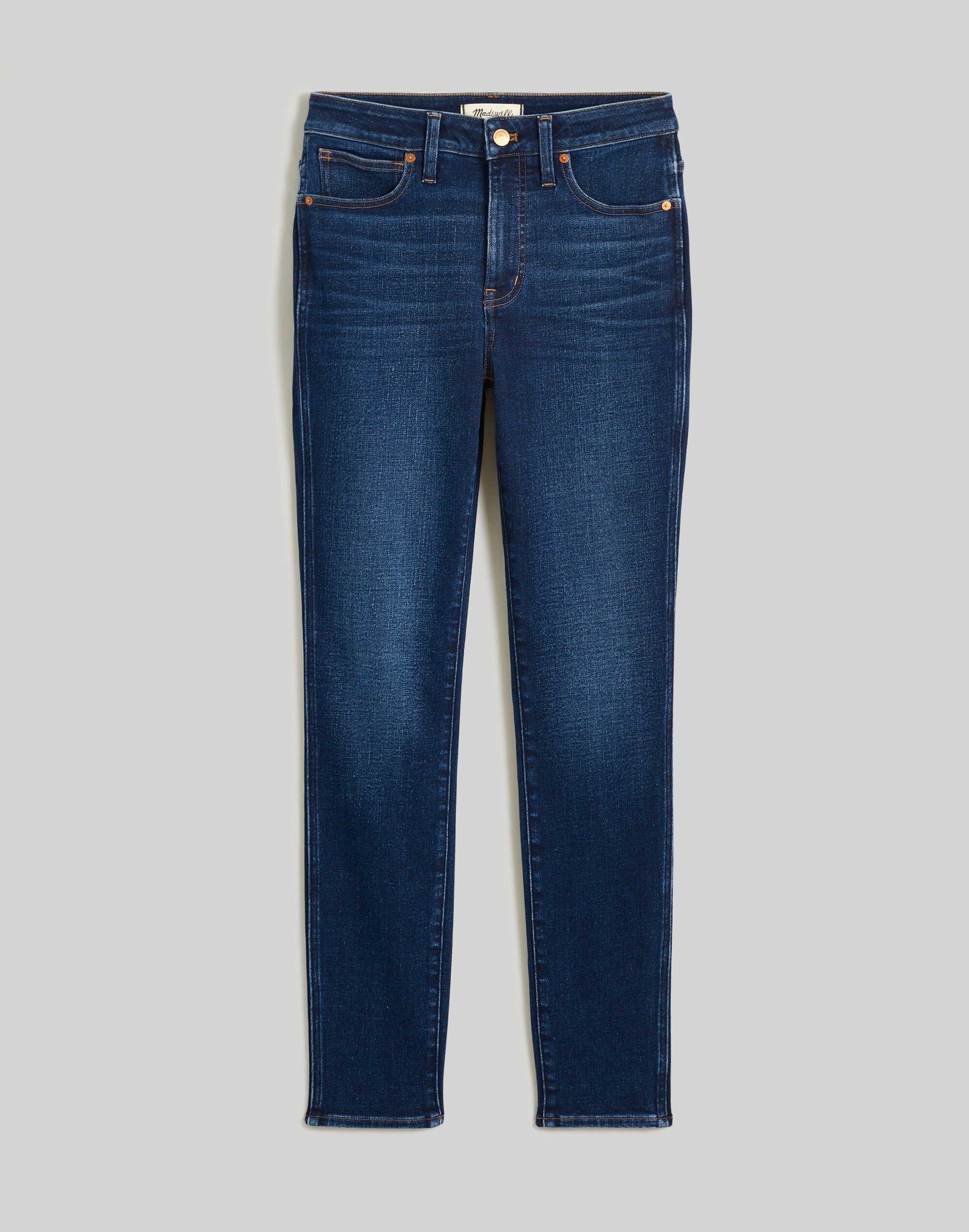 Plus Curvy 10" High-Rise Skinny Jeans in Kingston Wash