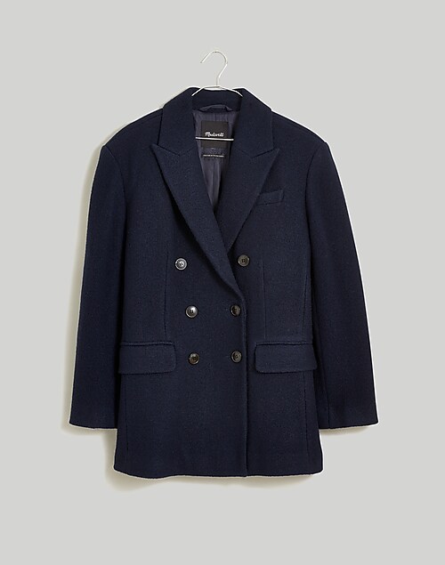 Madewell Geometric Jacquard Tie-Waist Jacket Jacquard Pattern Coat  Oversized M
