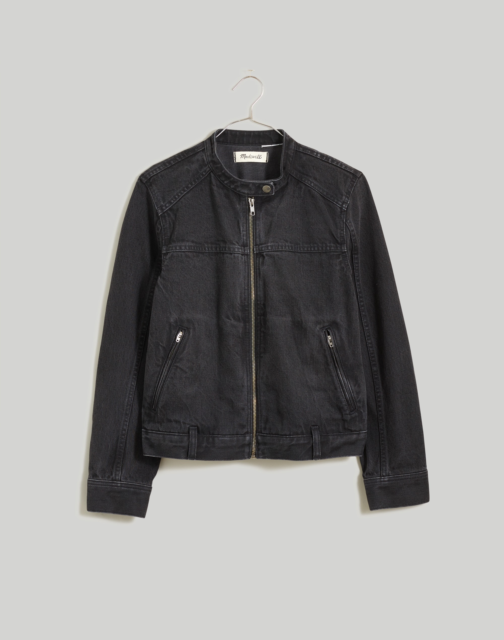 Denim Motorcycle Jacket in Lunar Wash | Madewell