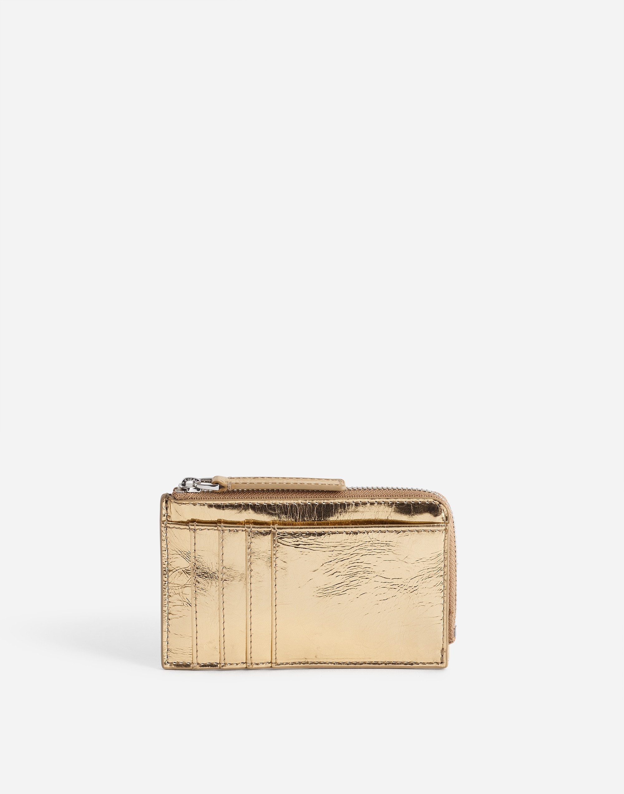 The Essential Zip Card Case Wallet in Leather | Madewell