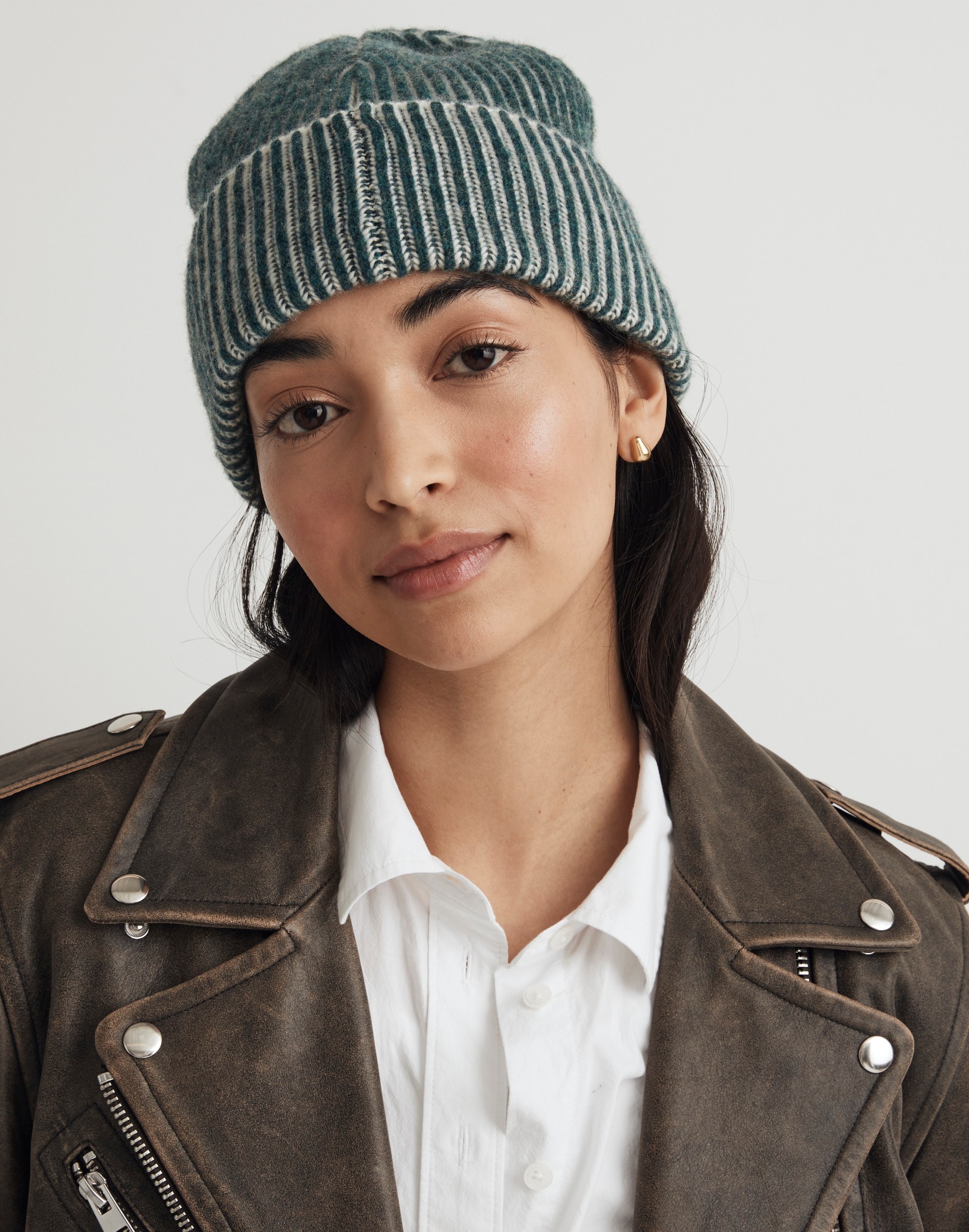 Striped Merino Wool Beanie | Madewell