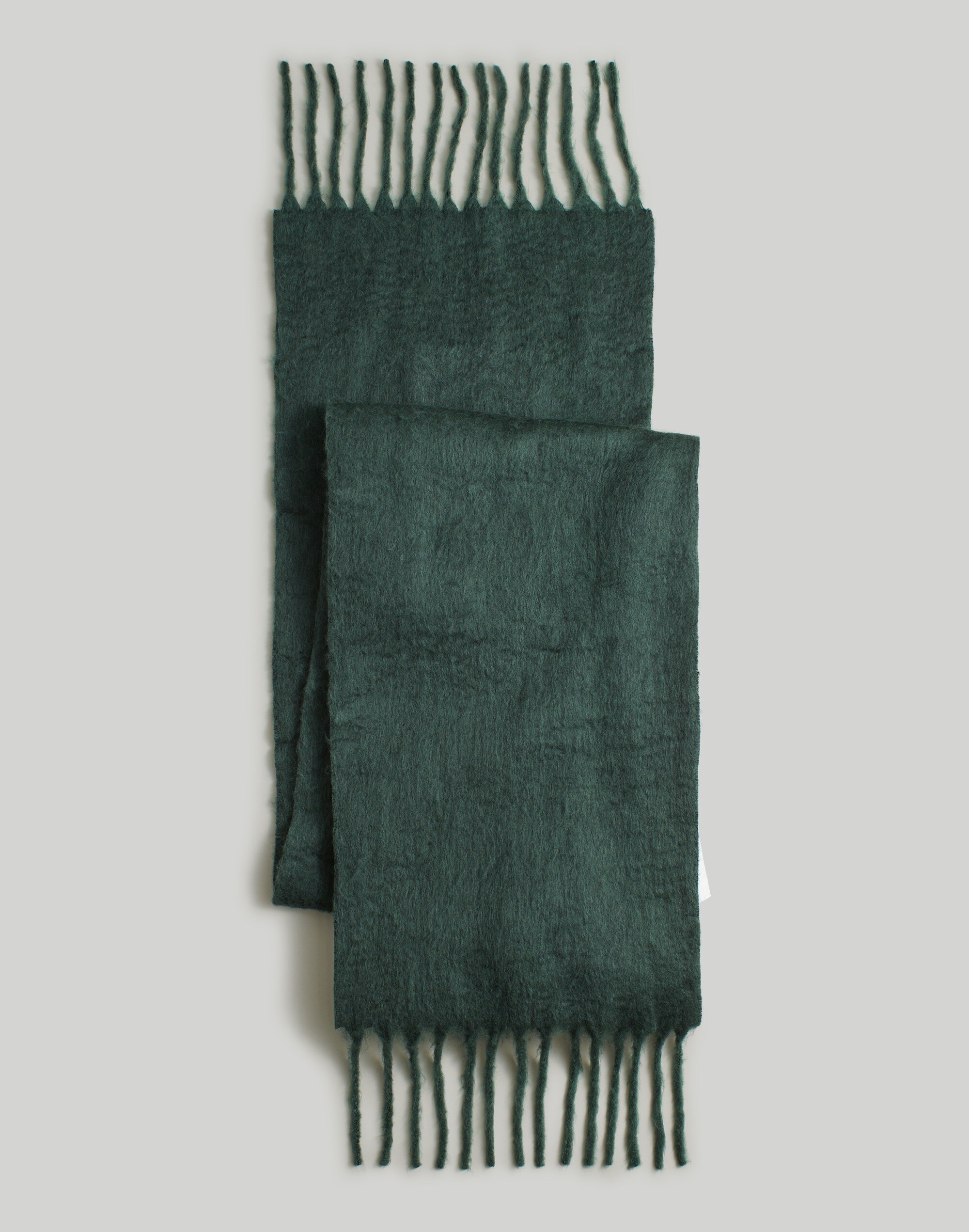 Contrast-Fringe Knit Scarf | Madewell