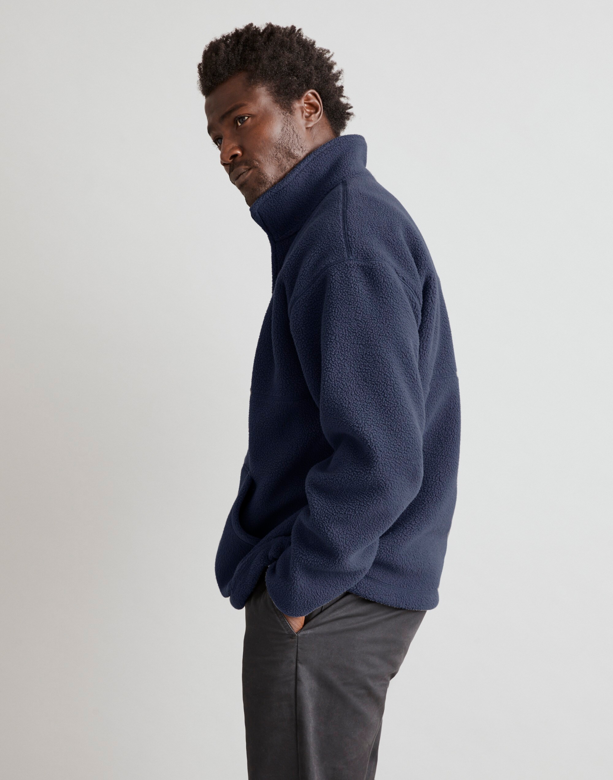 Half-Zip Mockneck Pullover Fleece