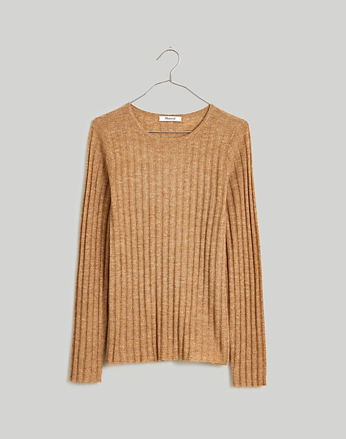 Alpaca-Blend Crewneck Sweater