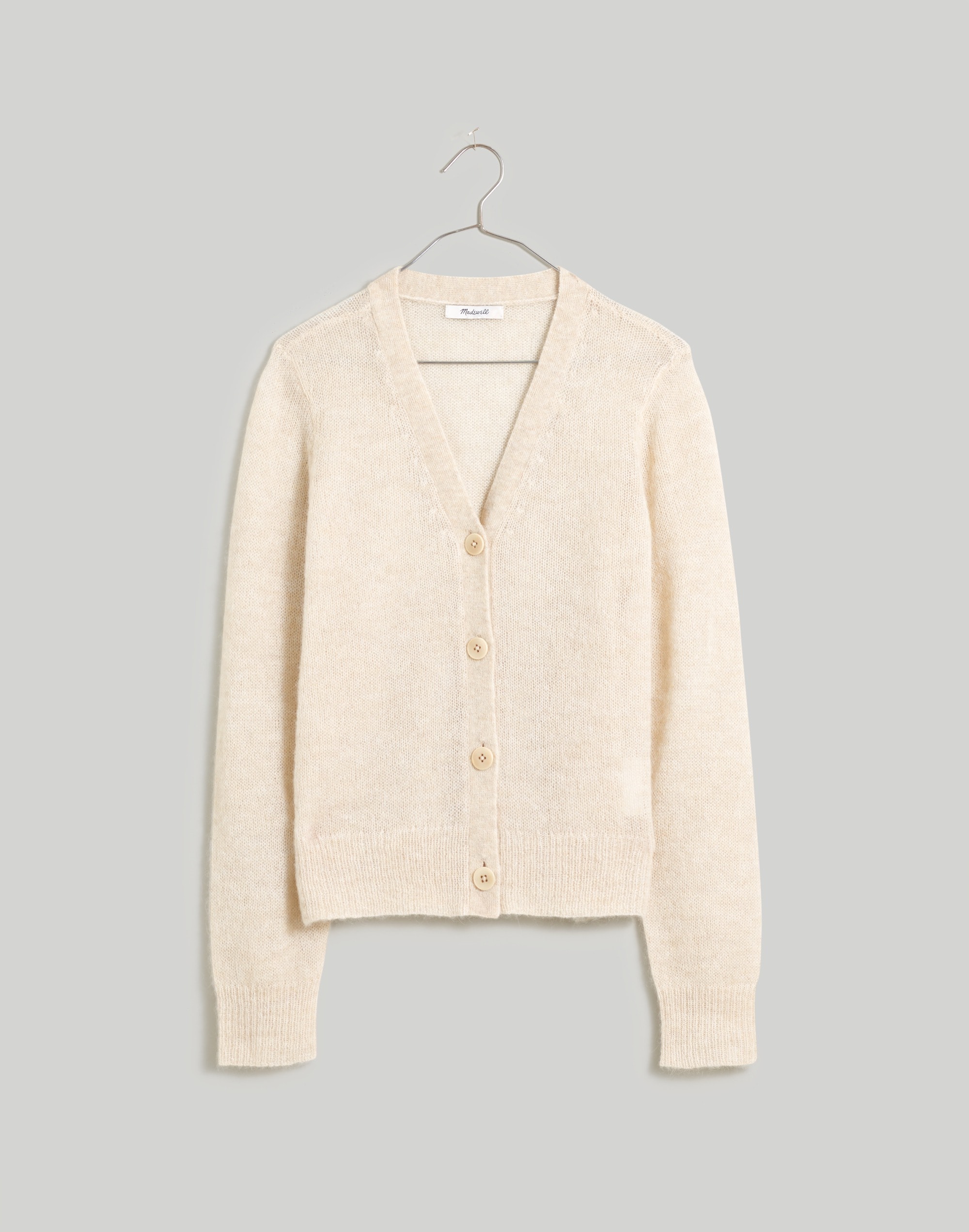 Alpaca-Blend V-Neck Cardigan | Madewell