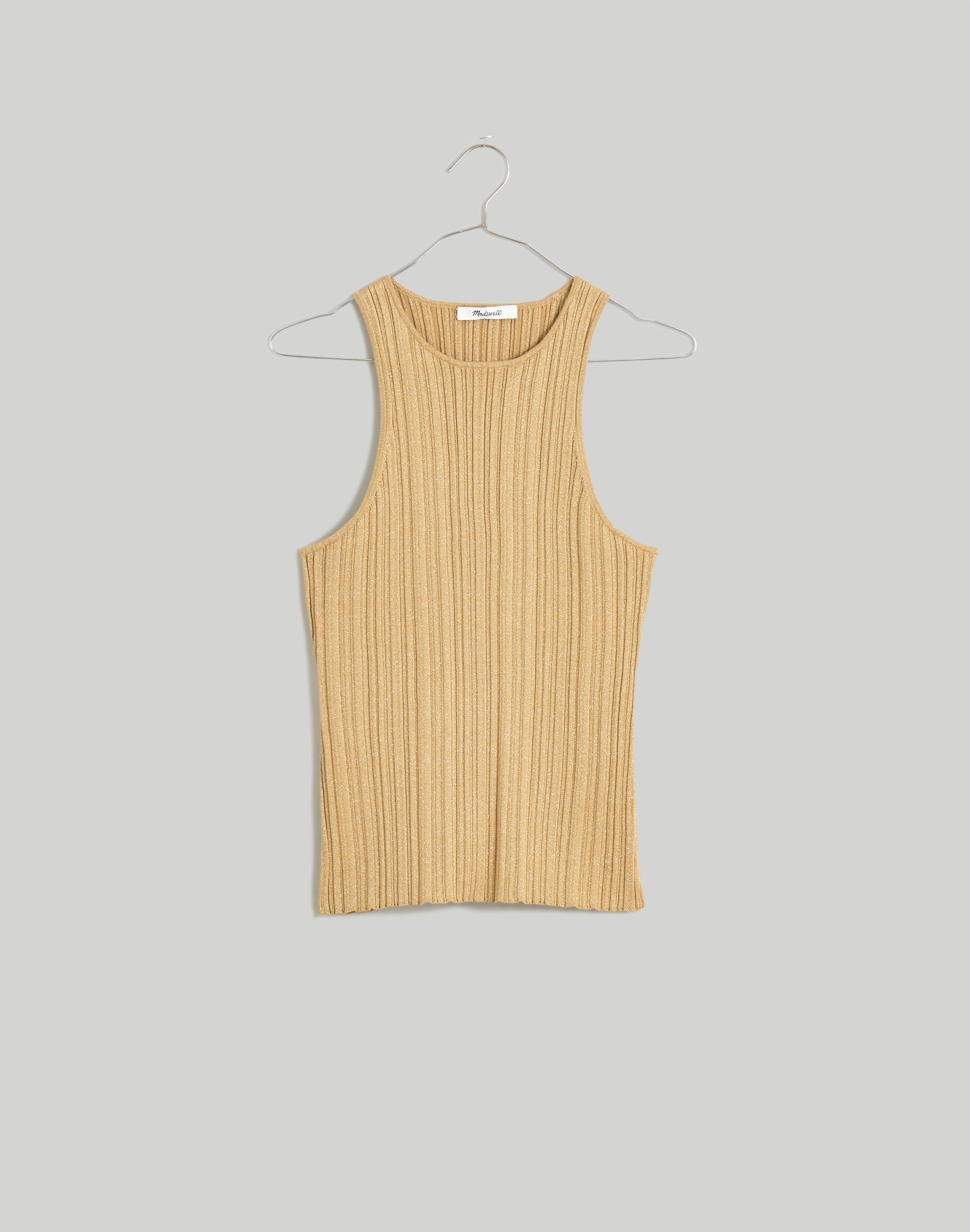 The Signature Shimmer Knit Cutaway Sweater Tank