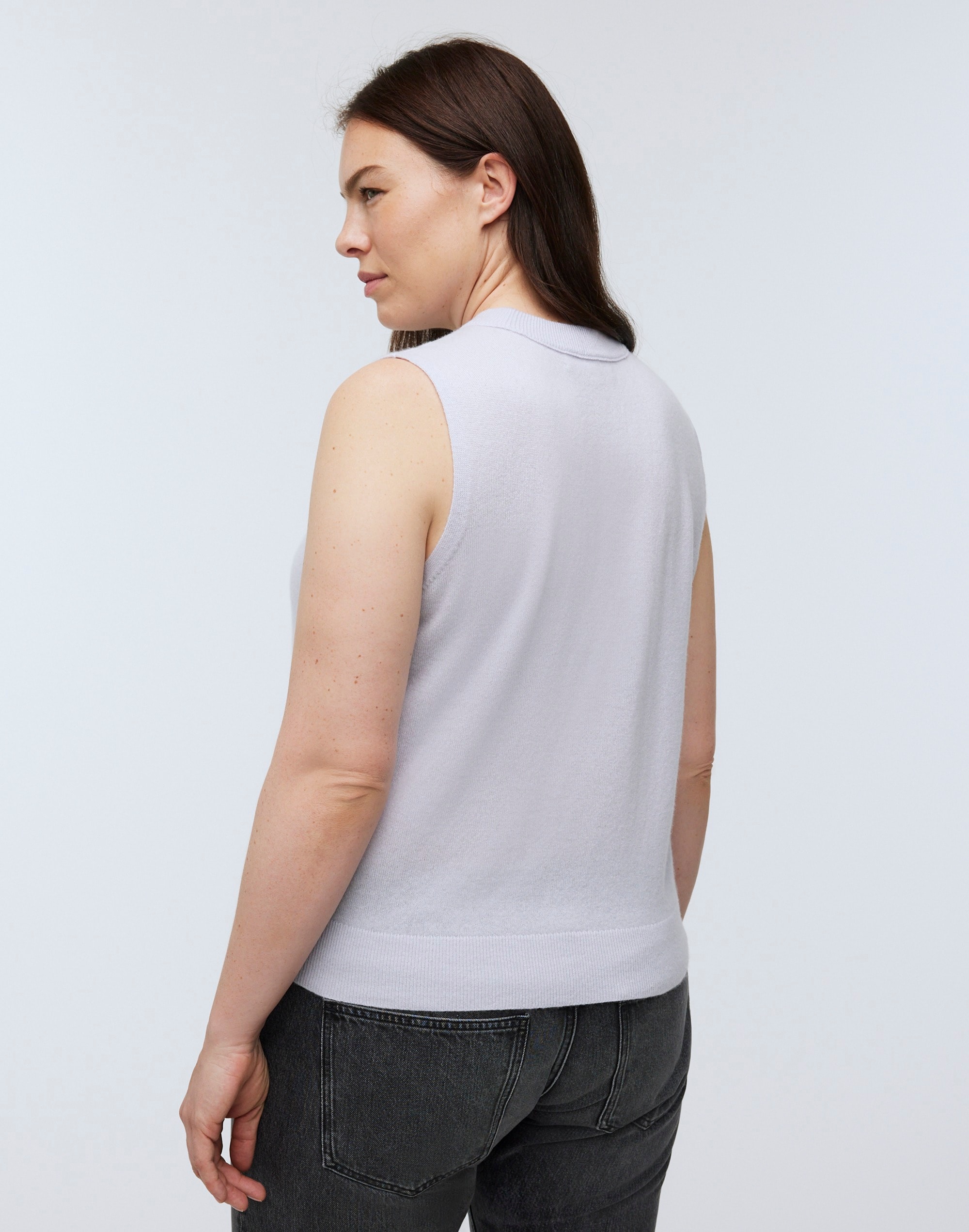 (Re)sponsible Cashmere Crewneck Sweater Vest | Madewell