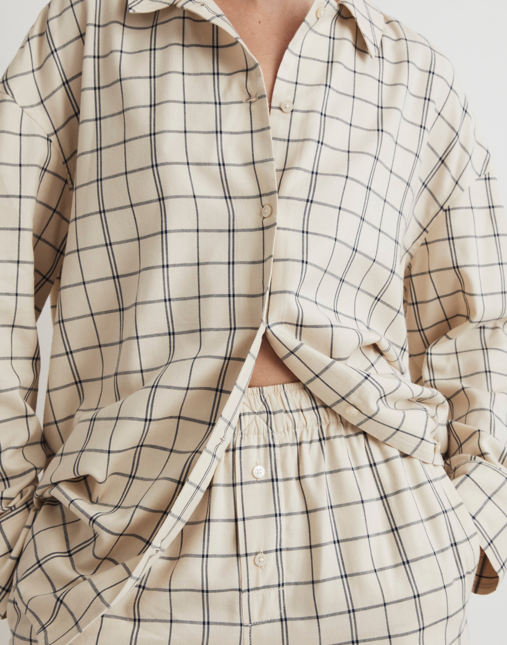 Plaid Flannel Pajama Set | Madewell