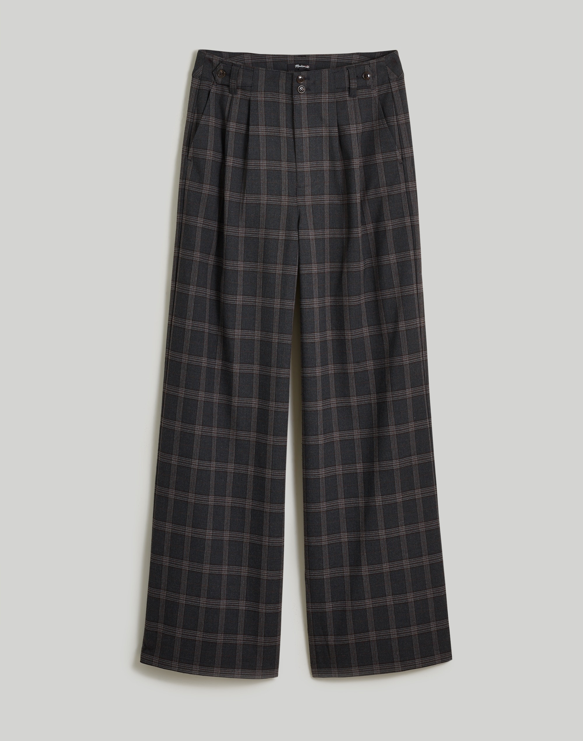 8,496円GREYMALLE Wide Tapered Check pants