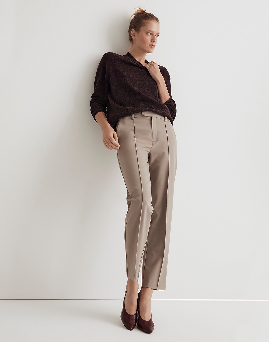 Tall Stone High Waisted Wide Leg Pant