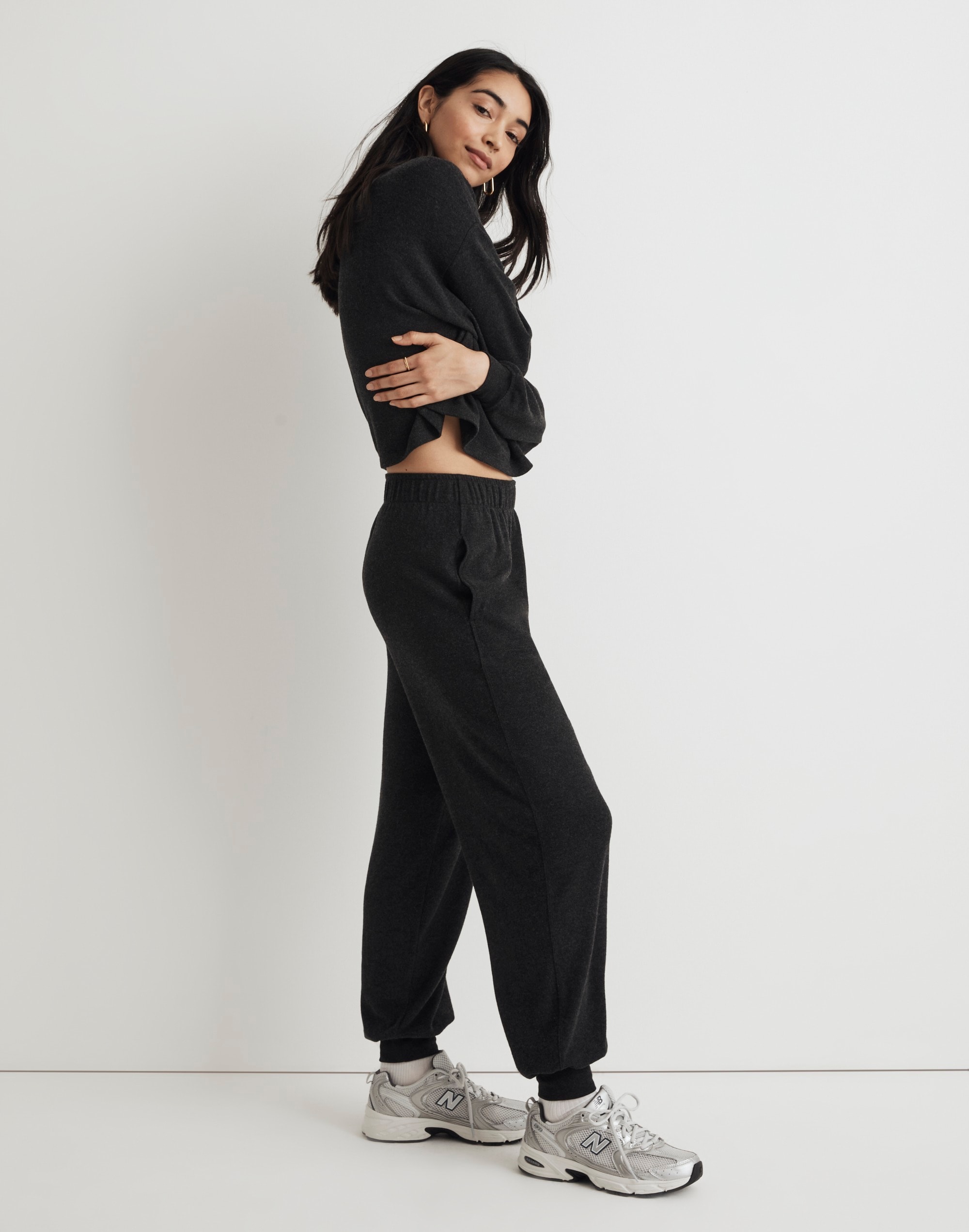 Brushed Jersey Jogger Pants | Madewell