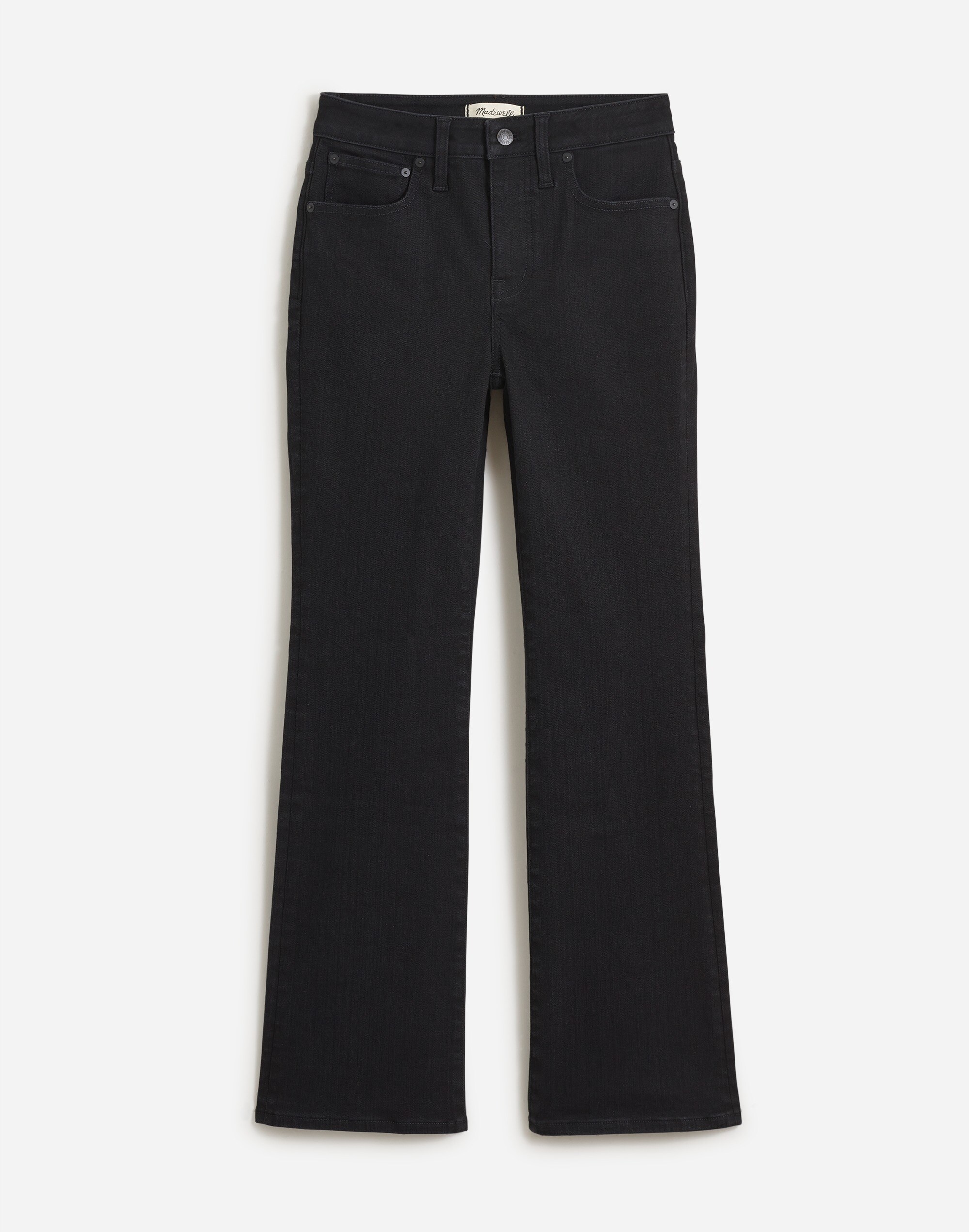 Plus Curvy Kick Out Crop Jeans in Black Rinse Wash | Madewell