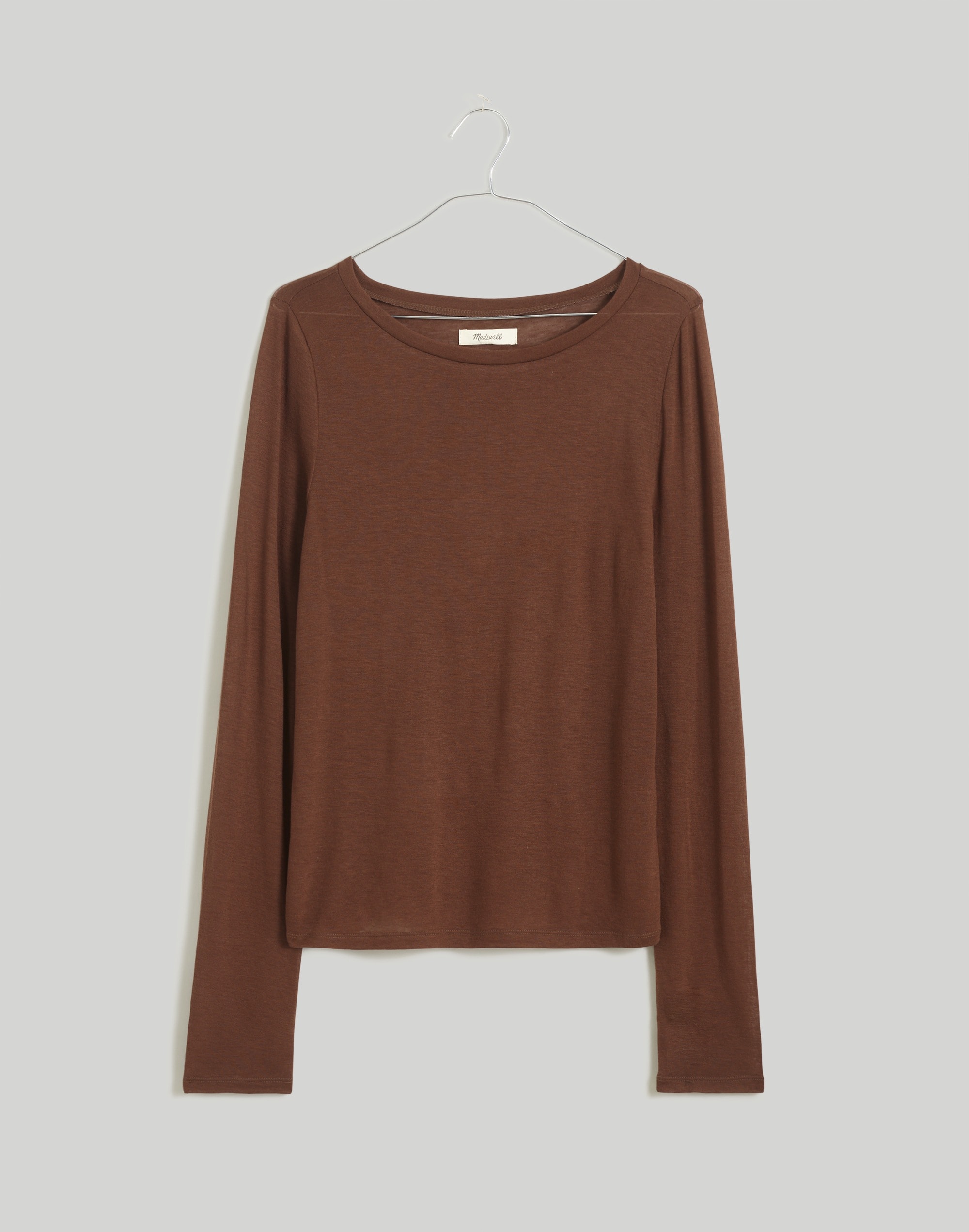 Scoopneck Long-Sleeve Tee | Madewell