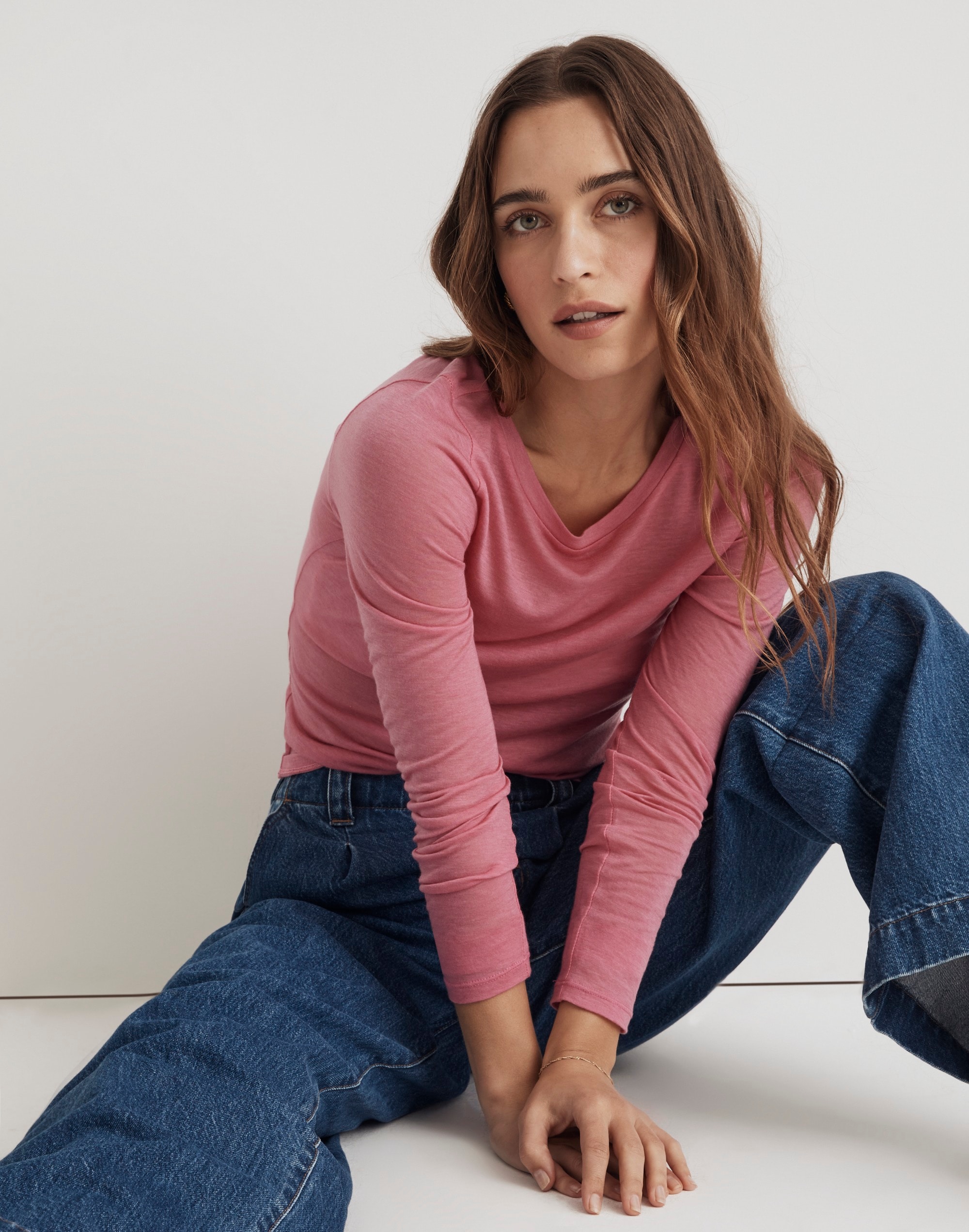 Scoopneck Long-Sleeve Tee | Madewell