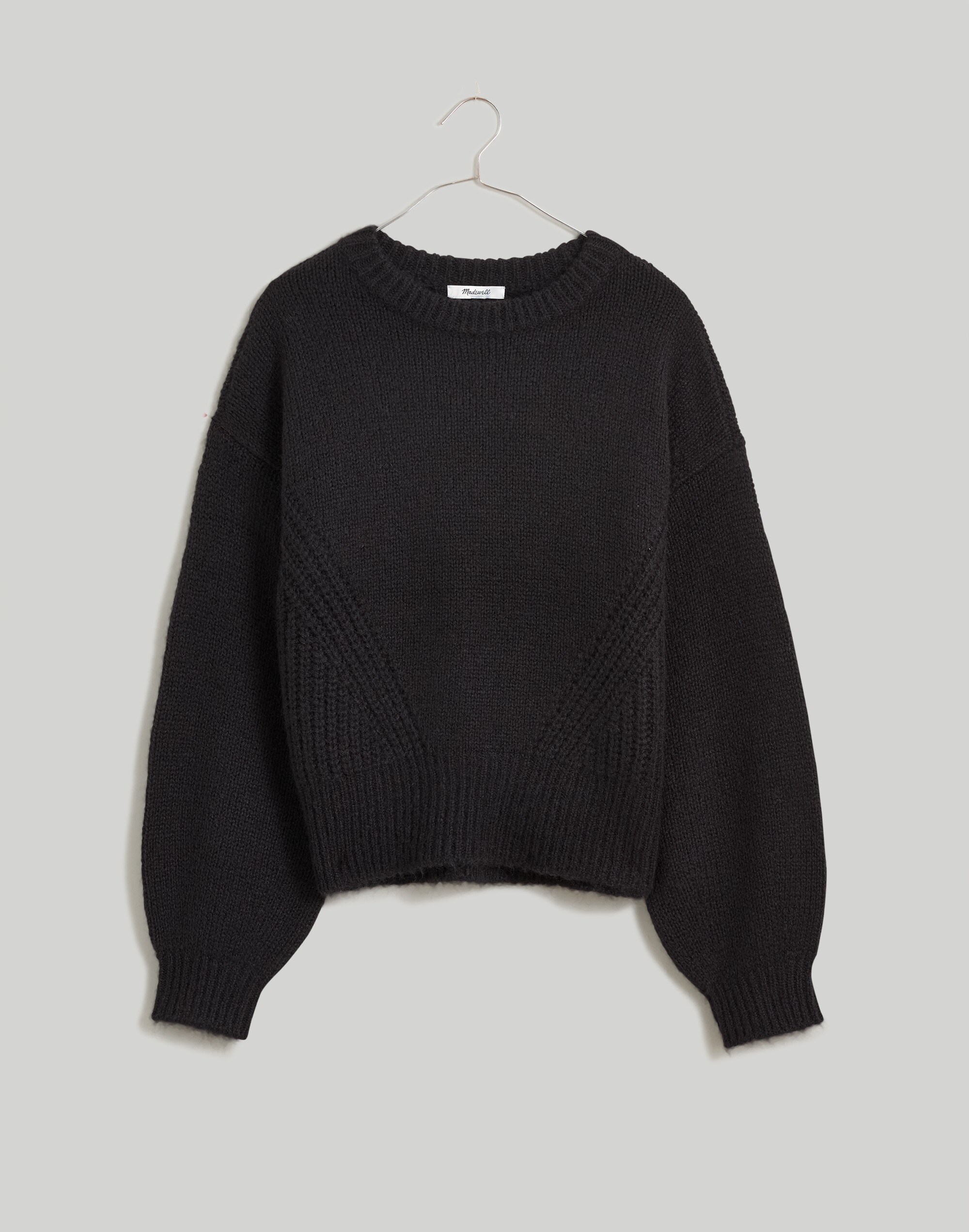 Plus Wool-Blend Wedge Sweater