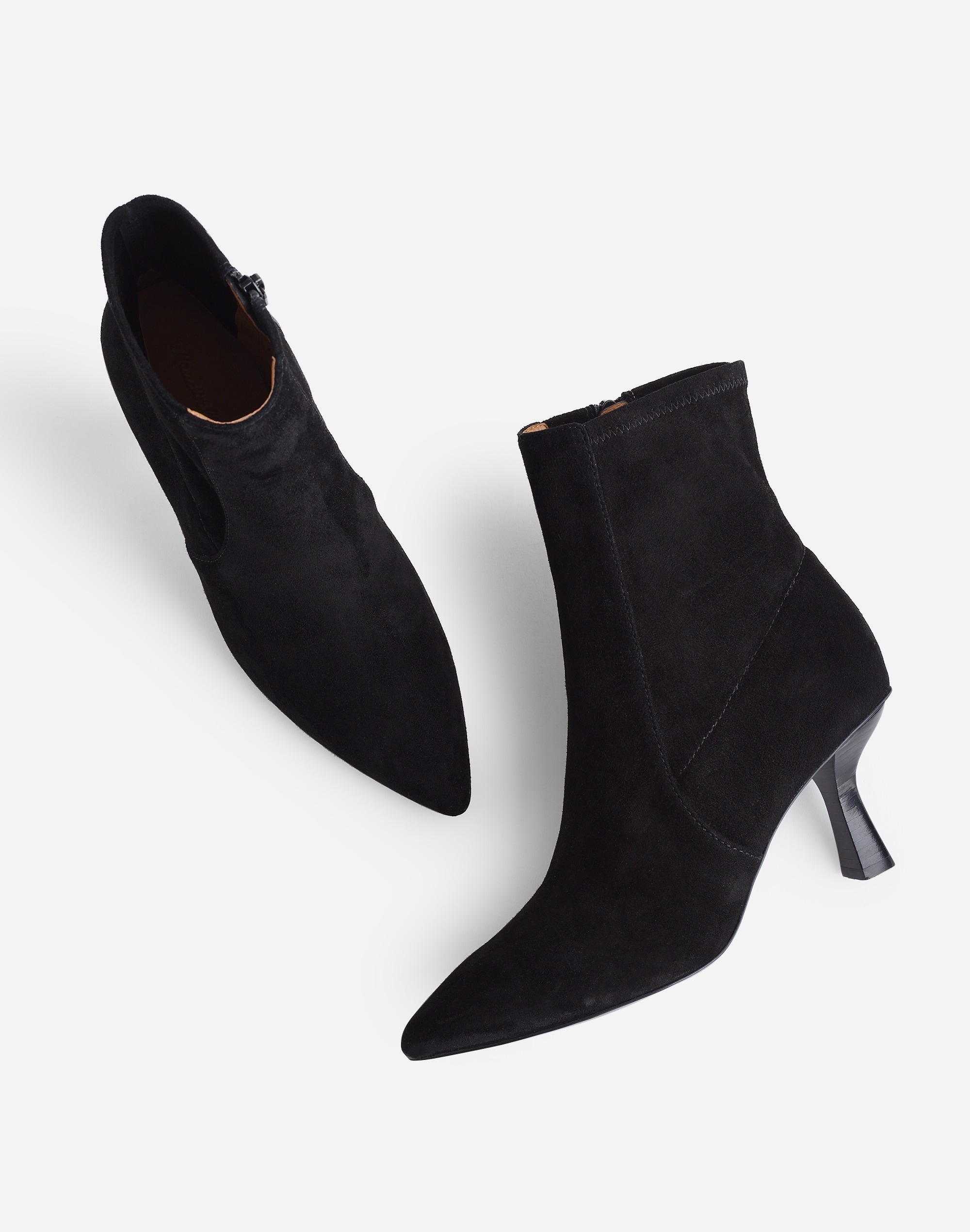 Mw The Justine Ankle Boot In True Black