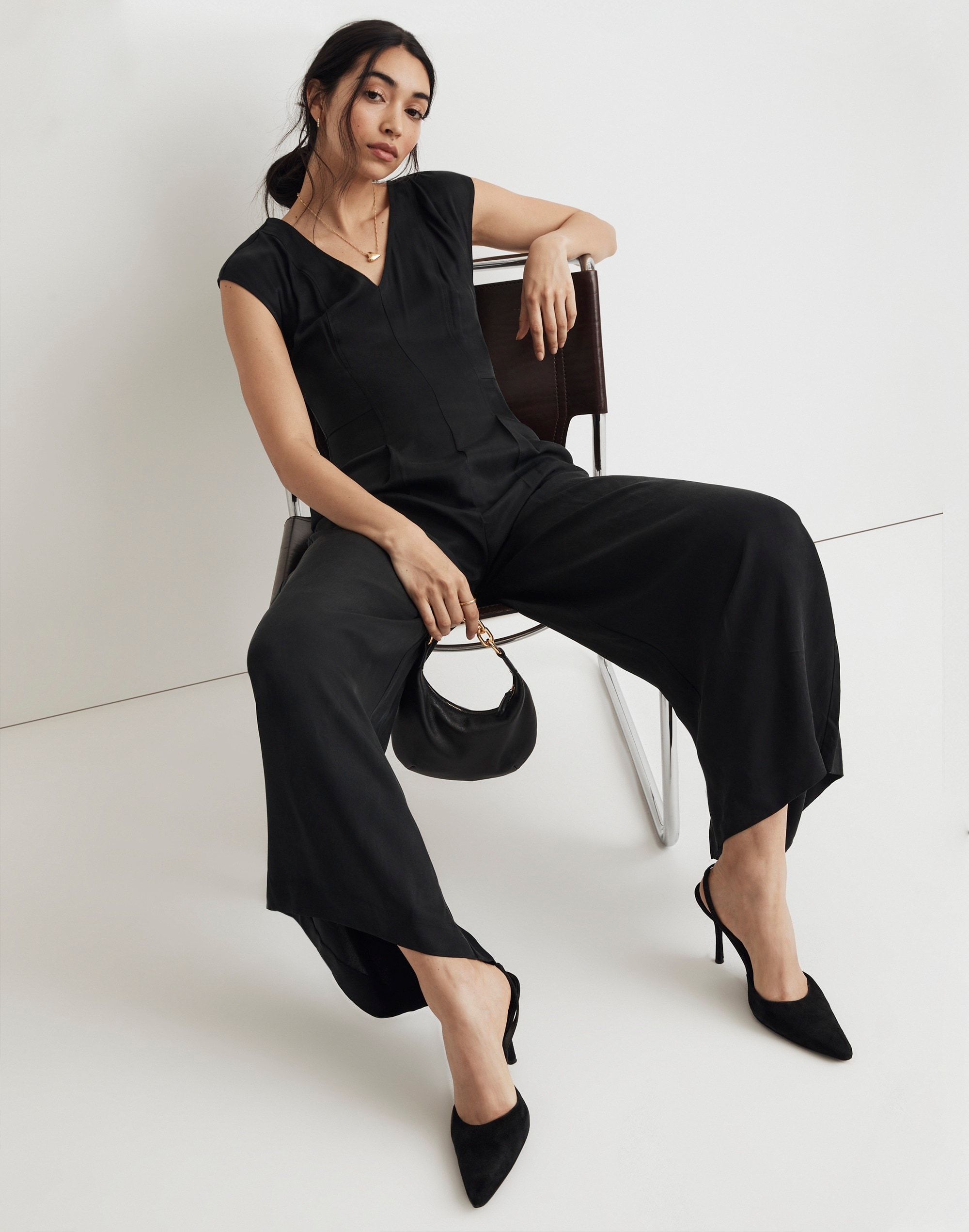 Seamed Wide-Leg Jumpsuit | Madewell