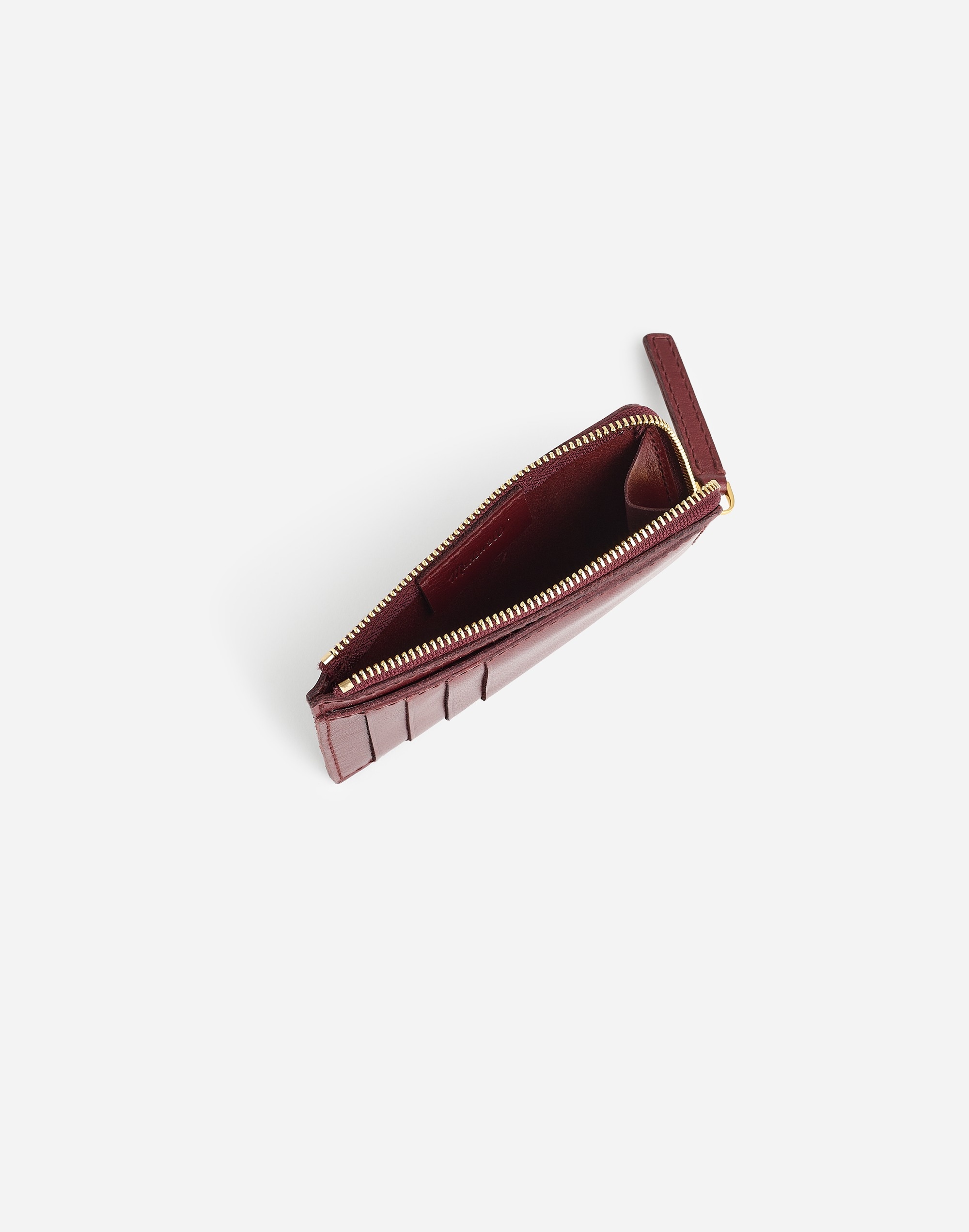 The Essential Zip Card Case Wallet Leather | Madewell