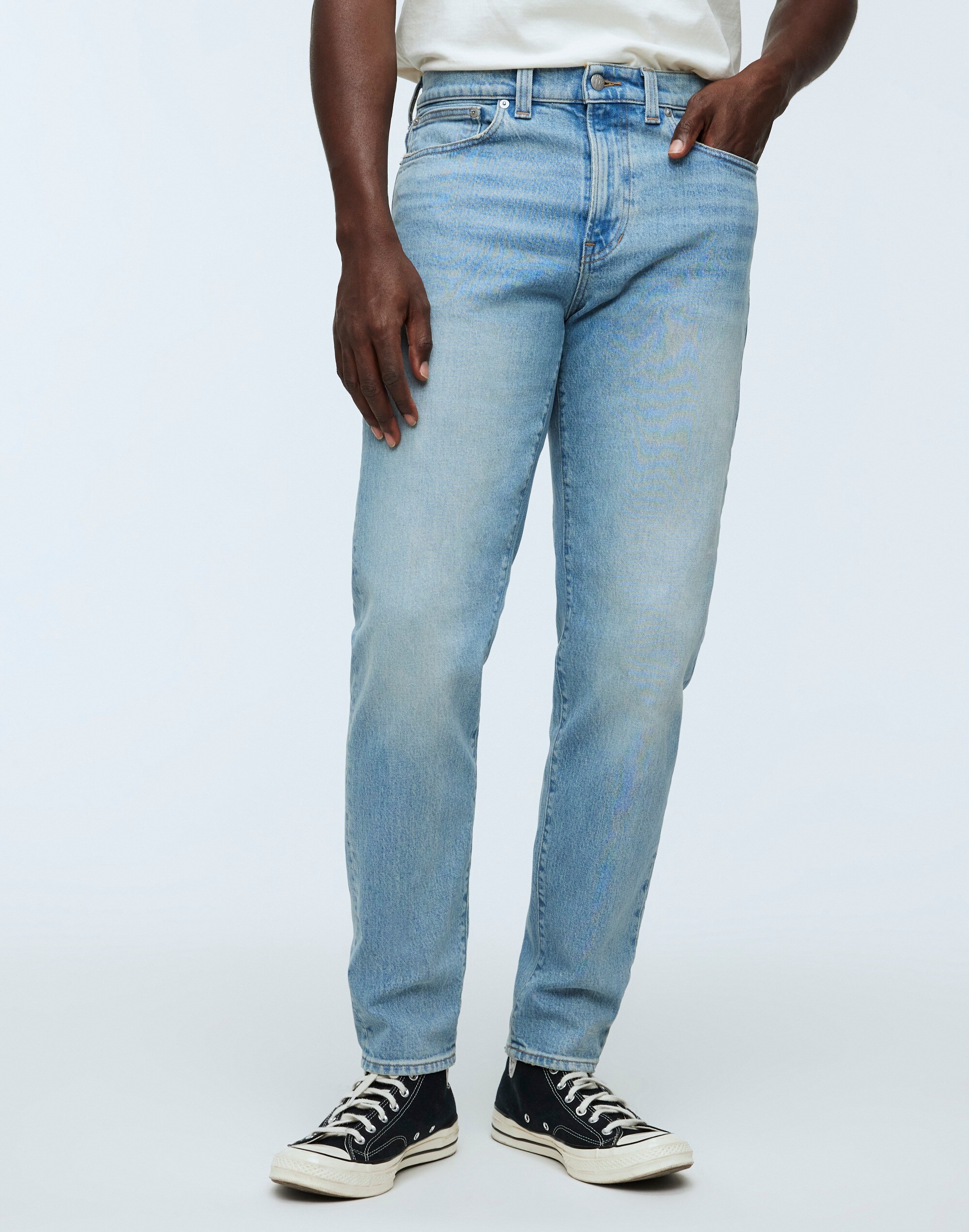 Shop Mw Relaxed Taper Jeans In Lockhart Wash