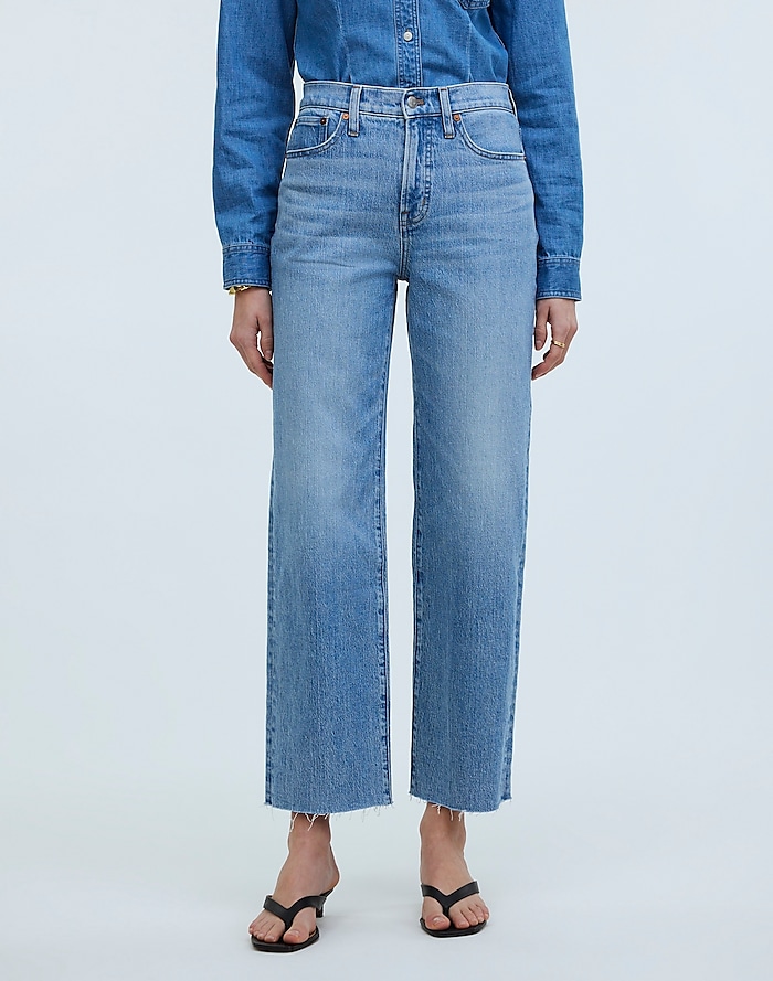 High-waist wideleg jeans - Women