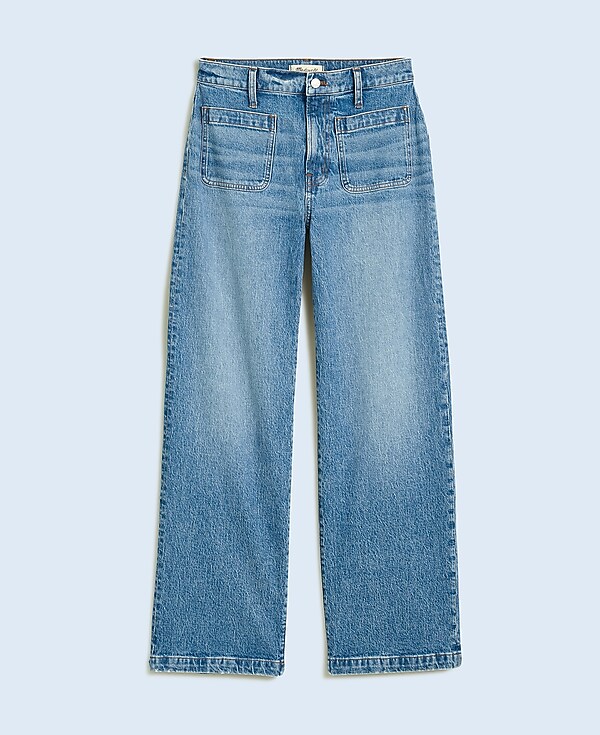 The Emmett Wide-Leg Full Length Jean: Patch Pocket Edition