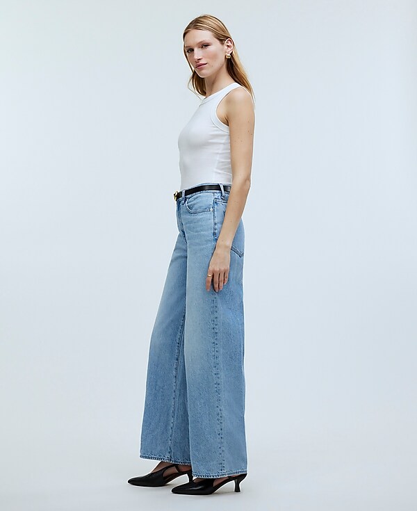 Superwide-Leg Jeans in Ahern Wash: Airy Denim Edition