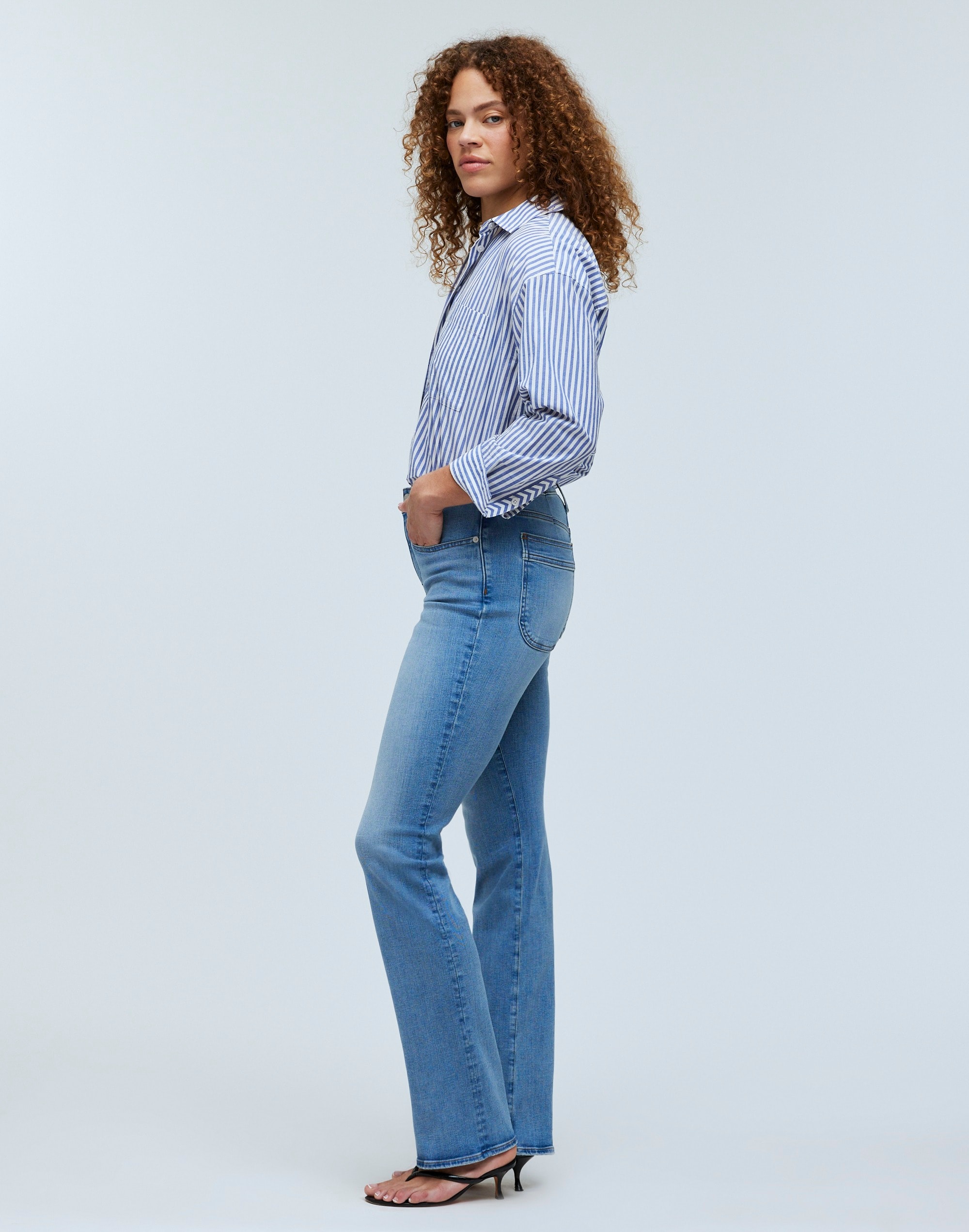 Tall Kick Out Full-Length Jeans in Merrigan Wash