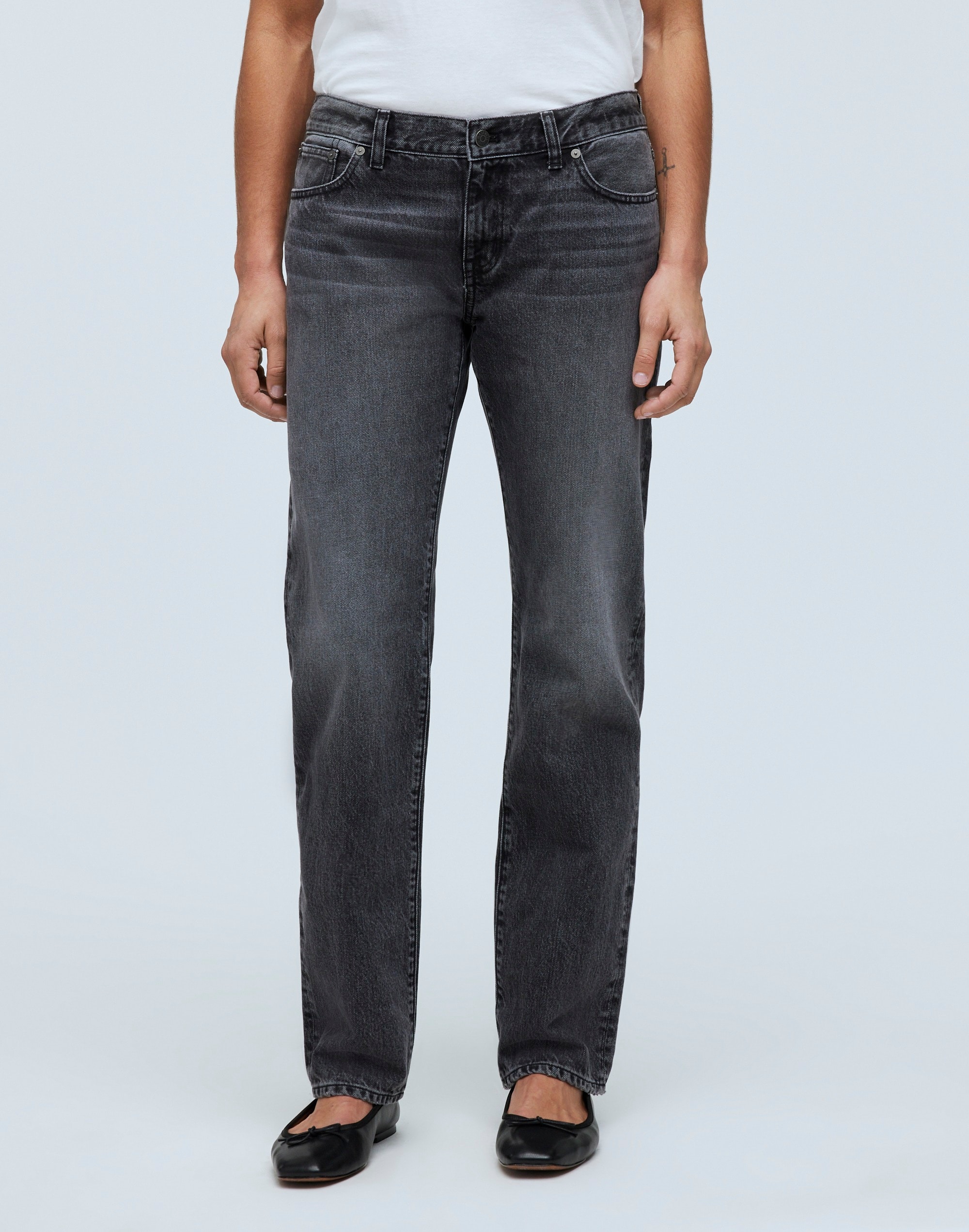 The Low-Rise '90s Straight Jean Petree Wash