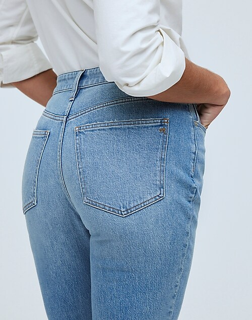The Perfect Vintage Crop Jean in Liland Wash: Raw-Hem Edition