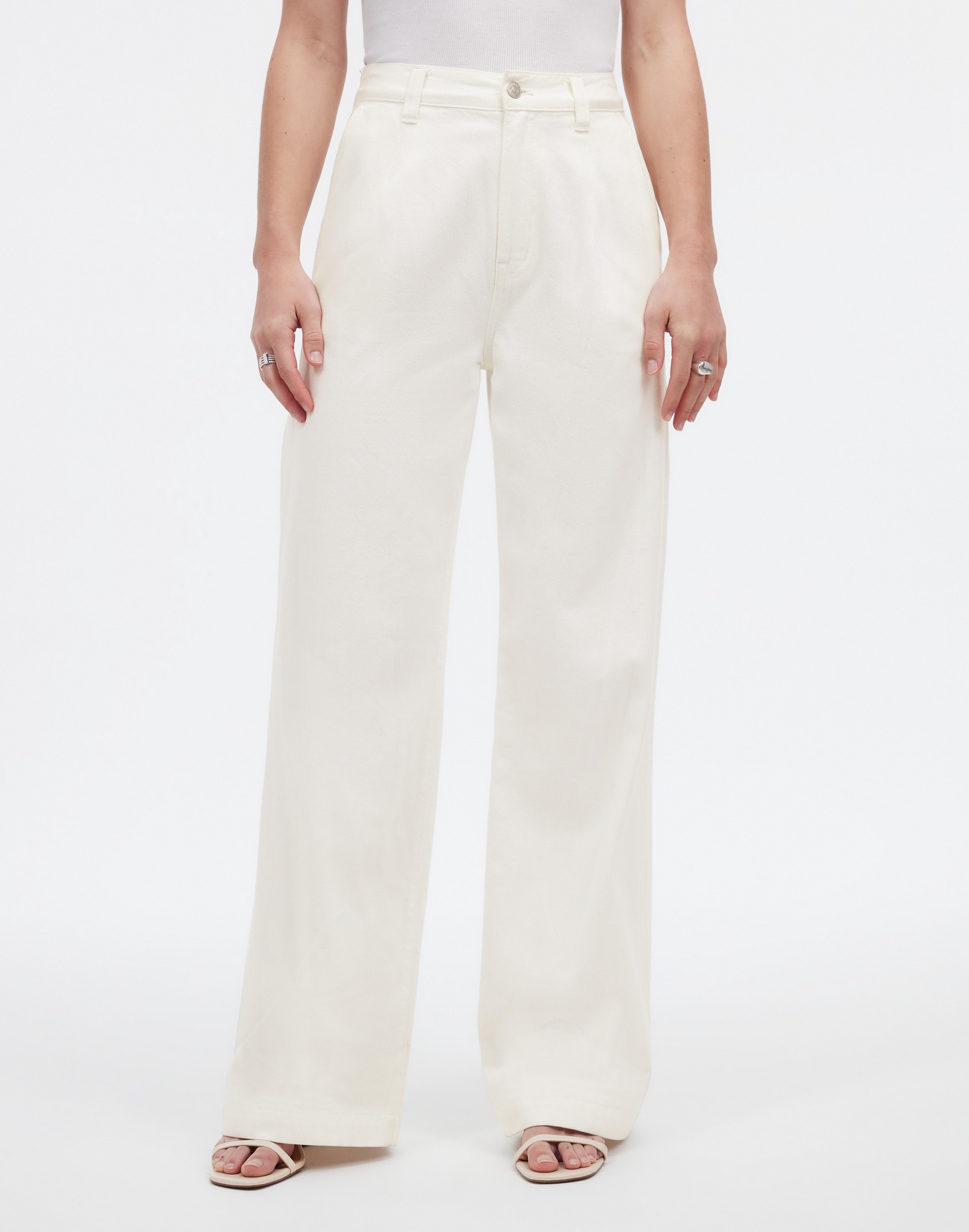 The Harlow Wide-Leg Jean Tile White: Airy Denim Edition