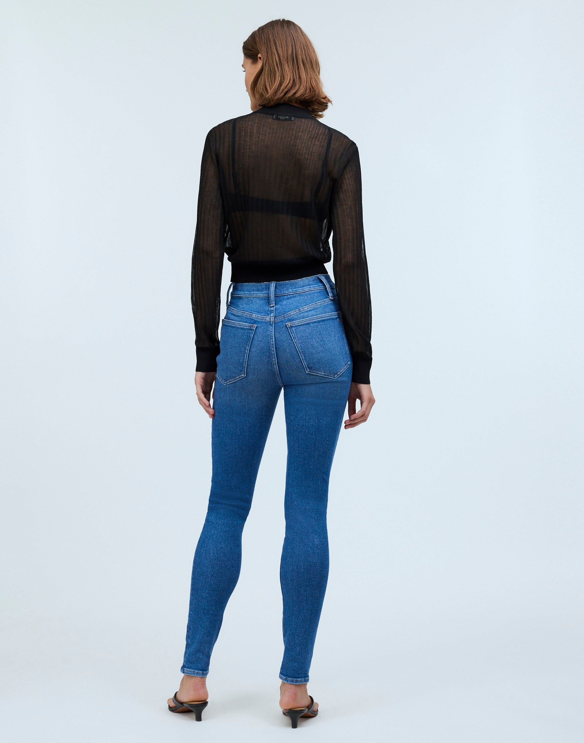High-Rise Skinny Jeans Gracey Wash