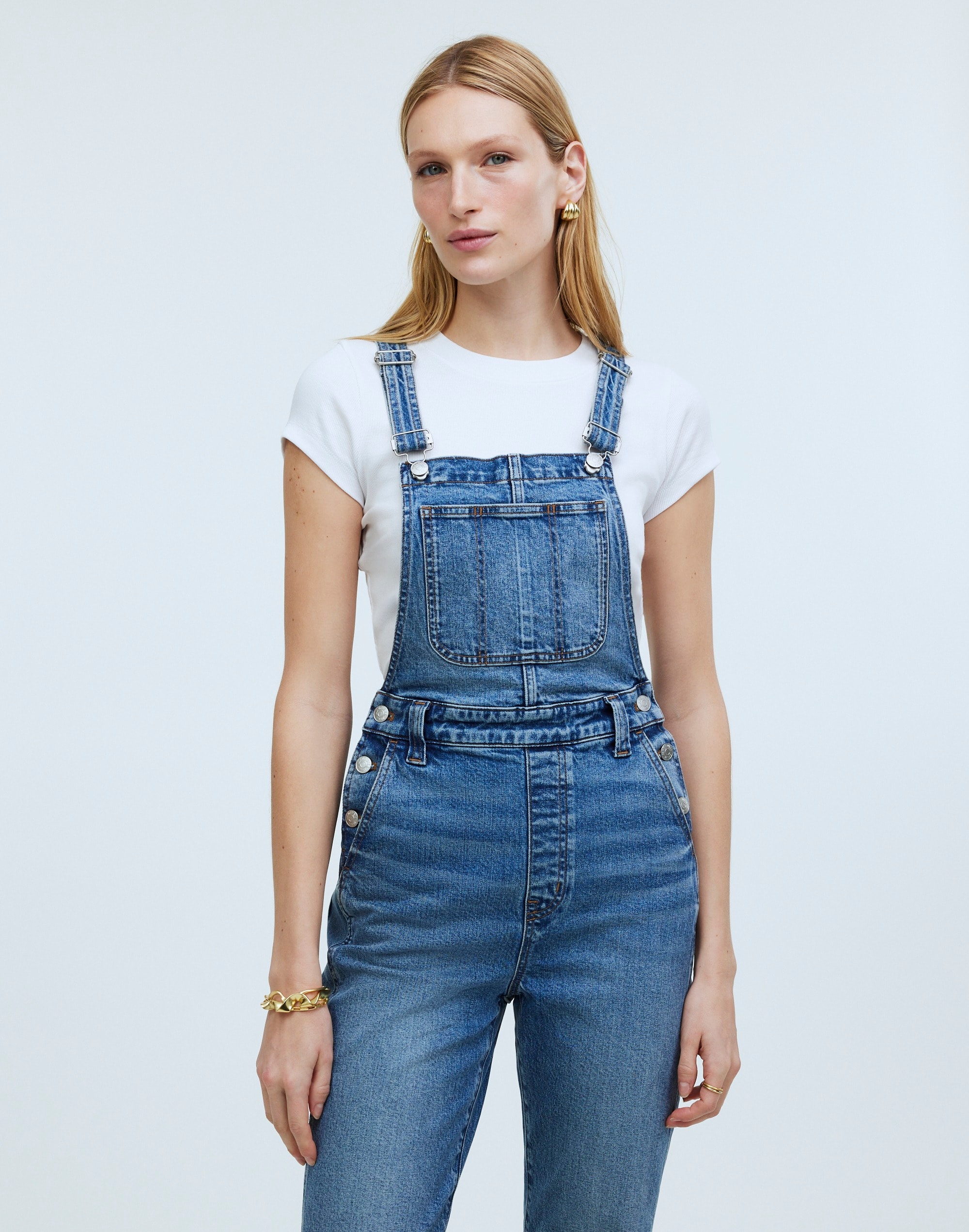 The '90s Straight Overalls Fawnbrook Wash | Madewell