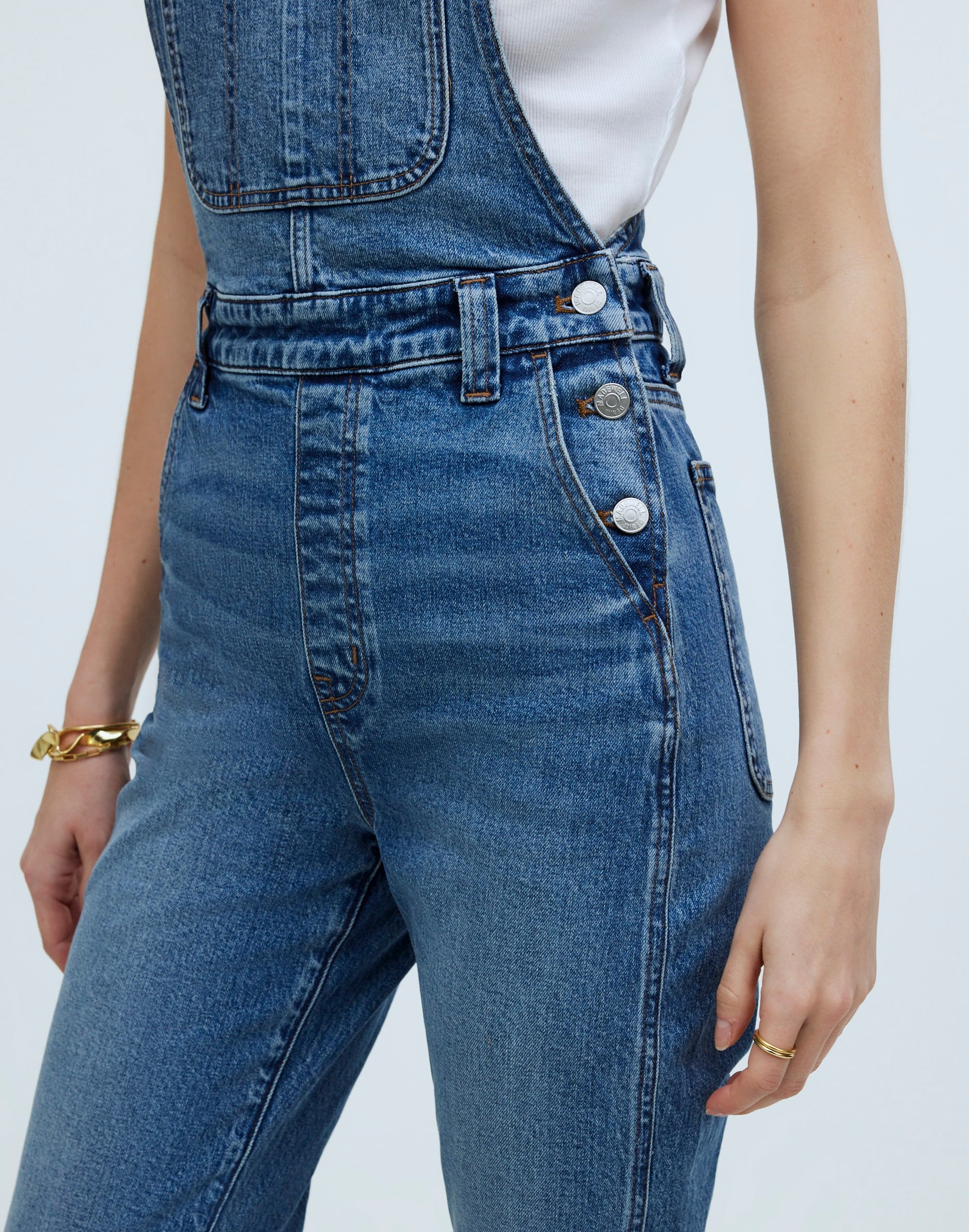 The '90s Straight Overalls Fawnbrook Wash | Madewell